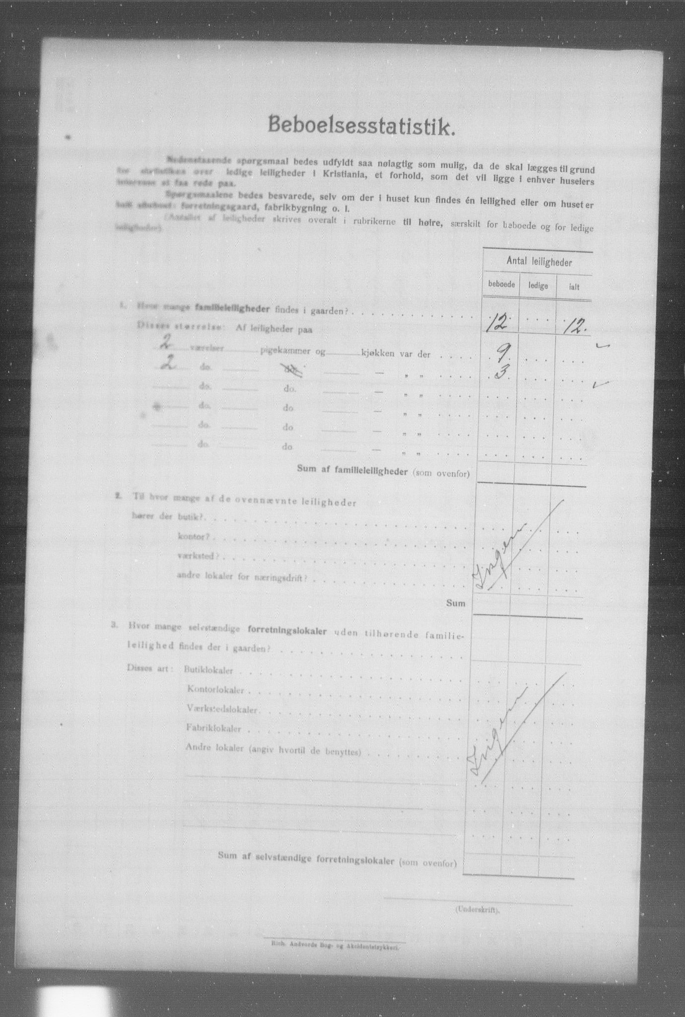 OBA, Municipal Census 1904 for Kristiania, 1904, p. 24045