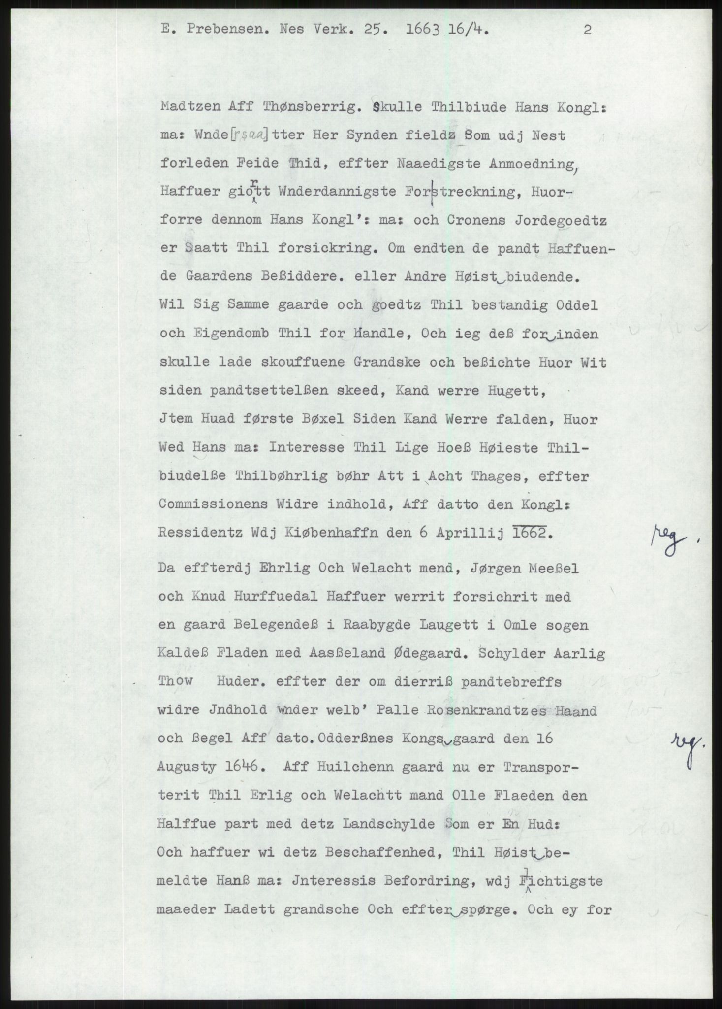 Samlinger til kildeutgivelse, Diplomavskriftsamlingen, AV/RA-EA-4053/H/Ha, p. 168