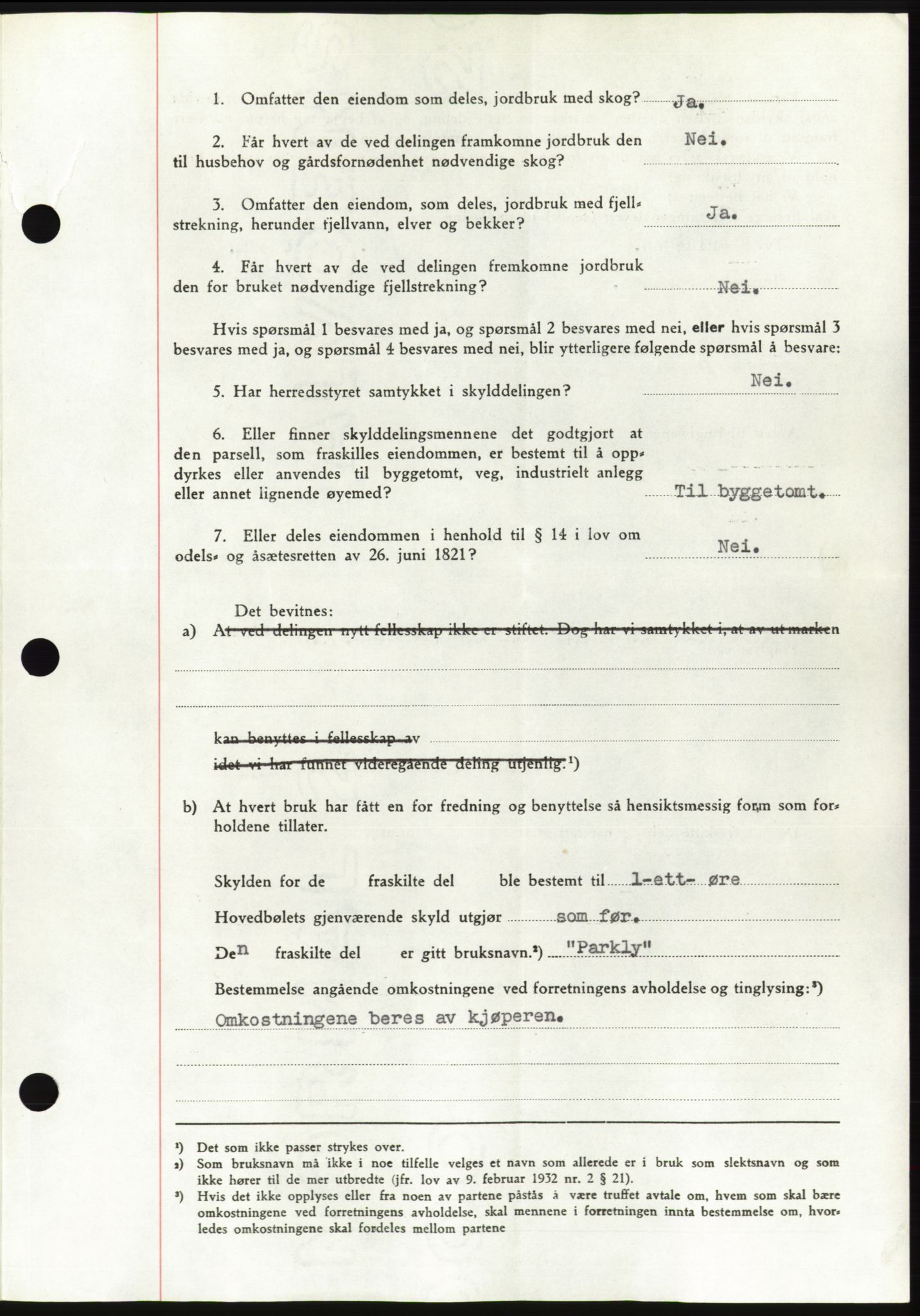 Søre Sunnmøre sorenskriveri, AV/SAT-A-4122/1/2/2C/L0083: Mortgage book no. 9A, 1948-1949, Diary no: : 1907/1948