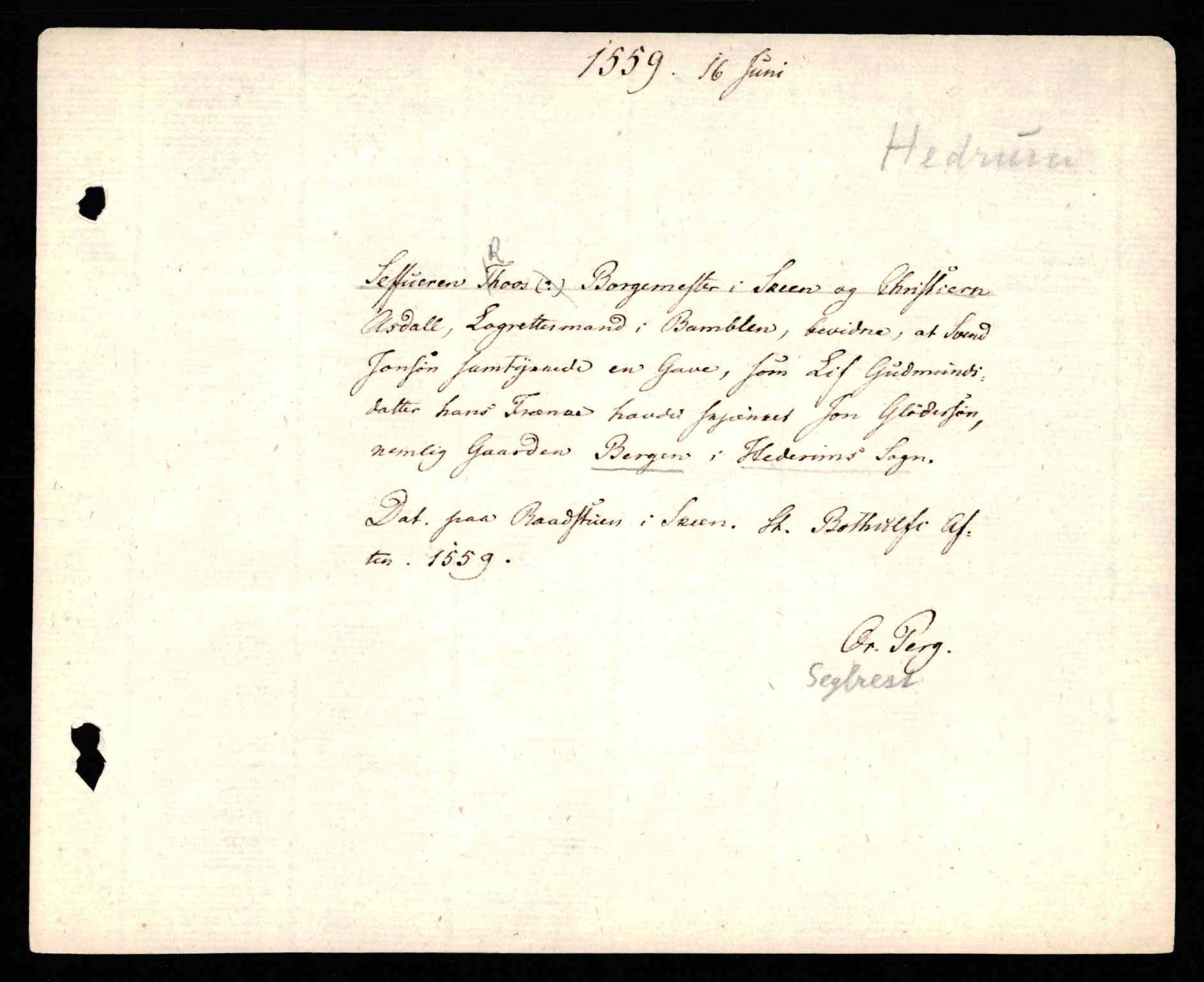 Riksarkivets diplomsamling, AV/RA-EA-5965/F35/F35b/L0001: Riksarkivets diplomer, seddelregister, 1307-1566, p. 365