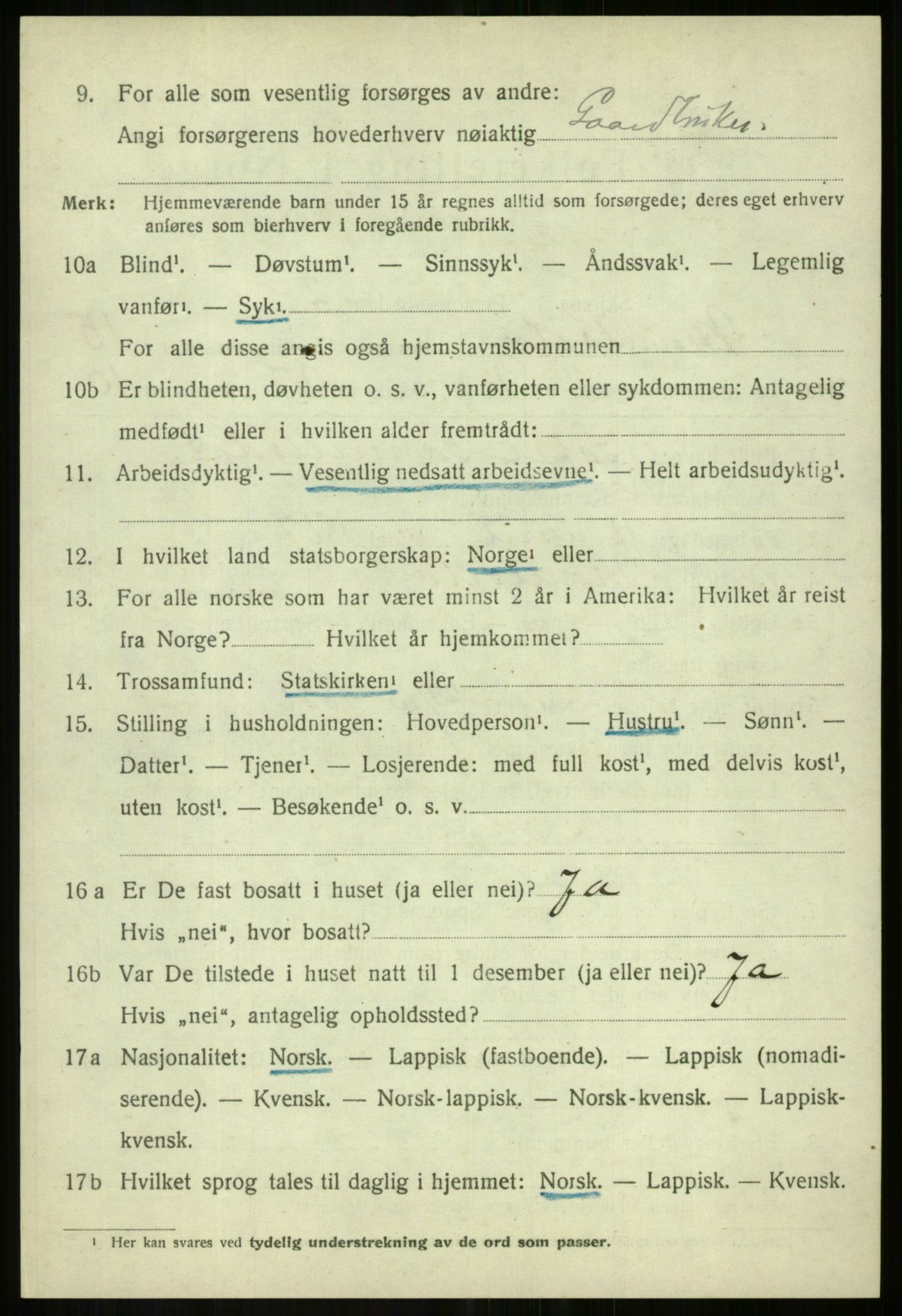 SATØ, 1920 census for Målselv, 1920, p. 7626