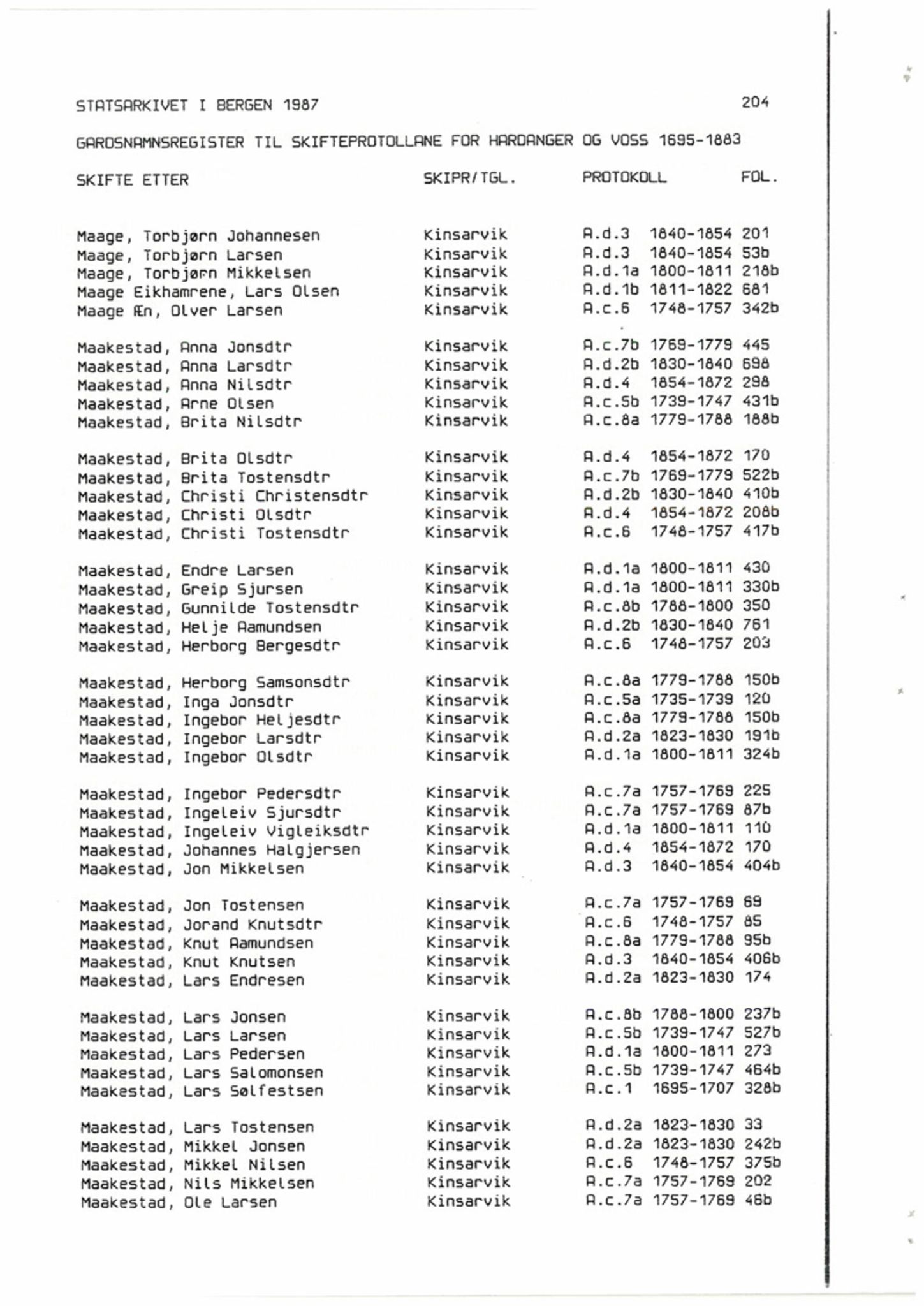 Hardanger og Voss sorenskriveri, AV/SAB-A-2501/4, 1695-1883, p. 1204