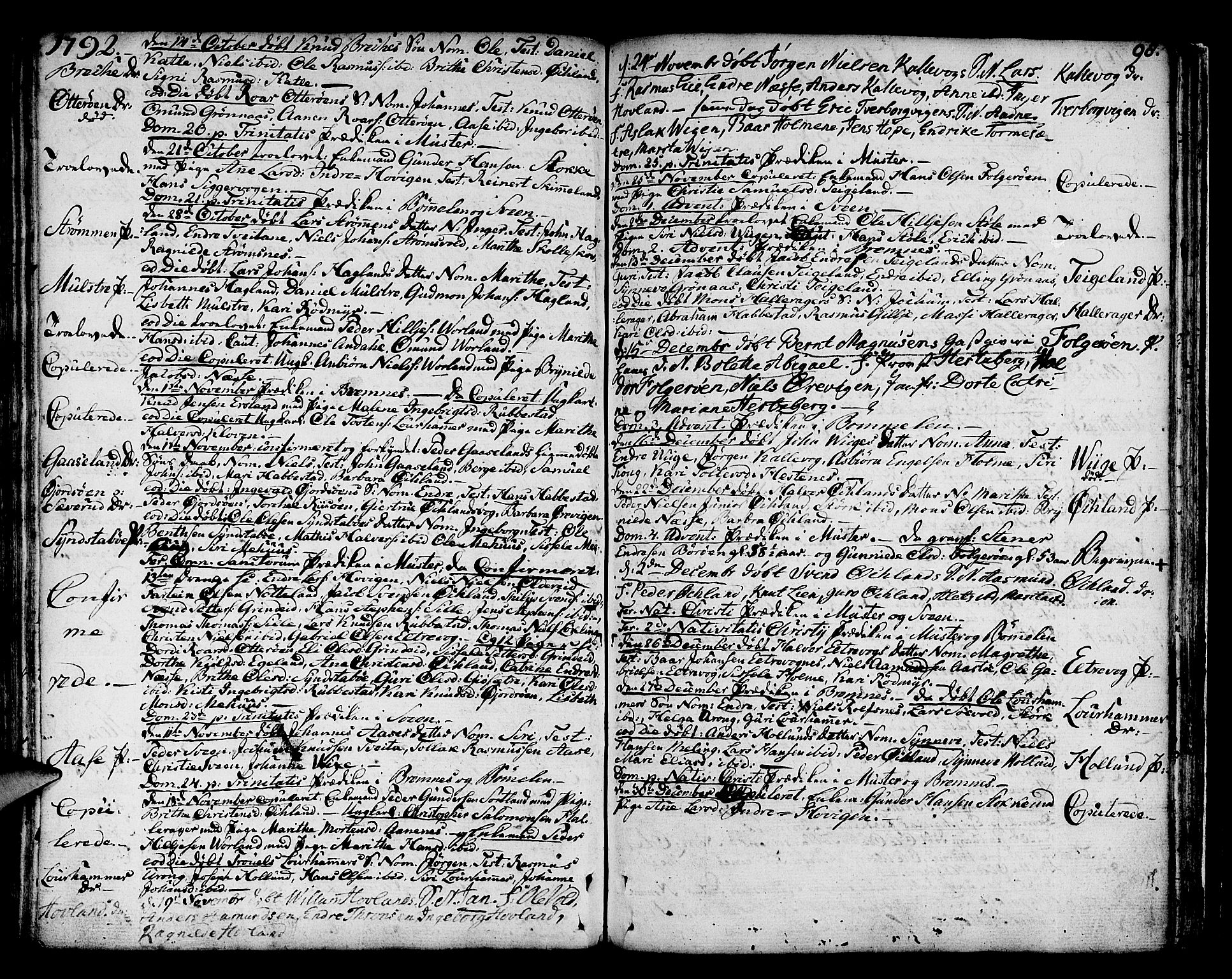 Finnås sokneprestembete, SAB/A-99925/H/Ha/Haa/Haaa/L0003: Parish register (official) no. A 3, 1765-1803, p. 98