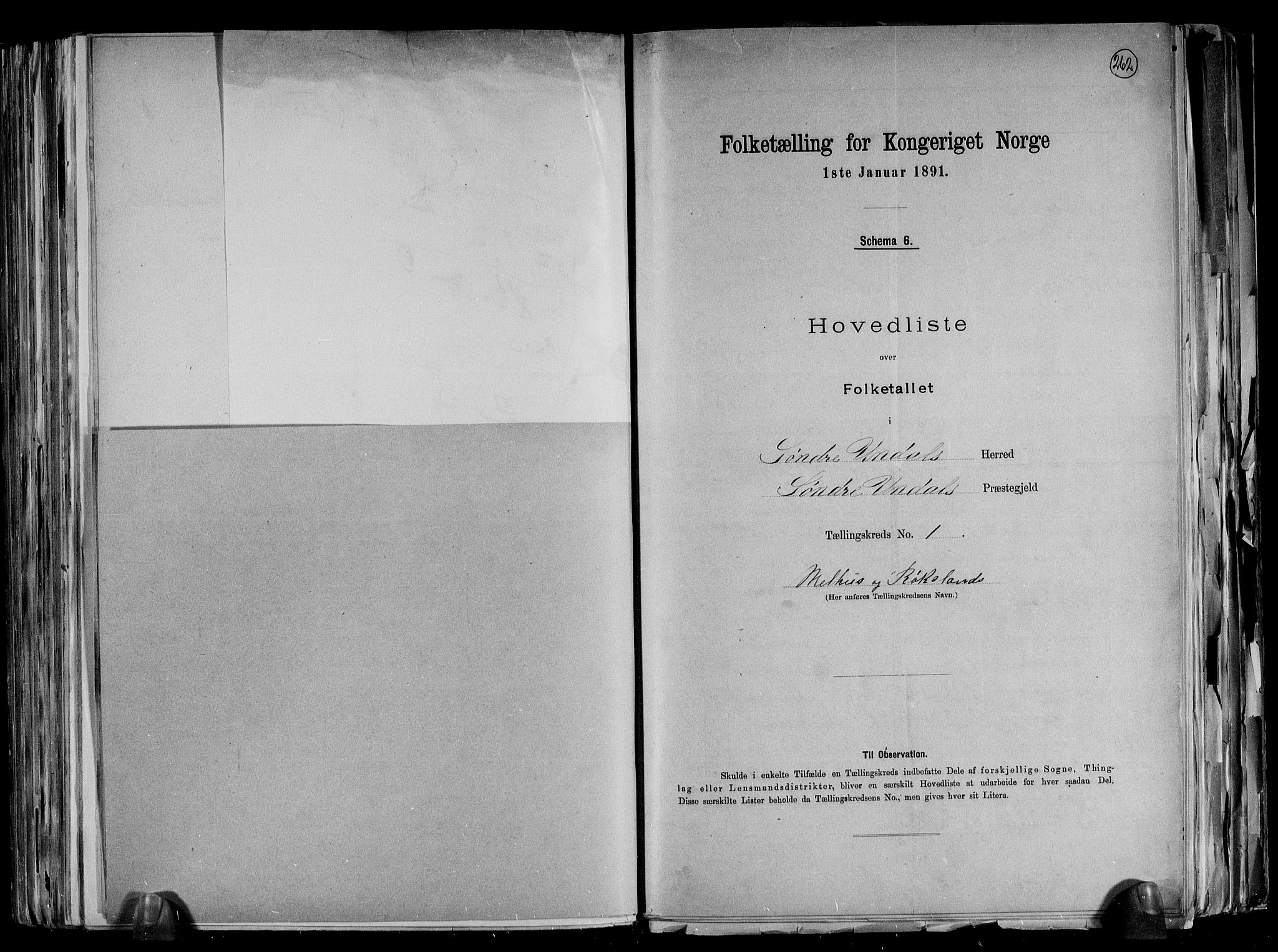 RA, 1891 census for 1029 Sør-Audnedal, 1891, p. 7