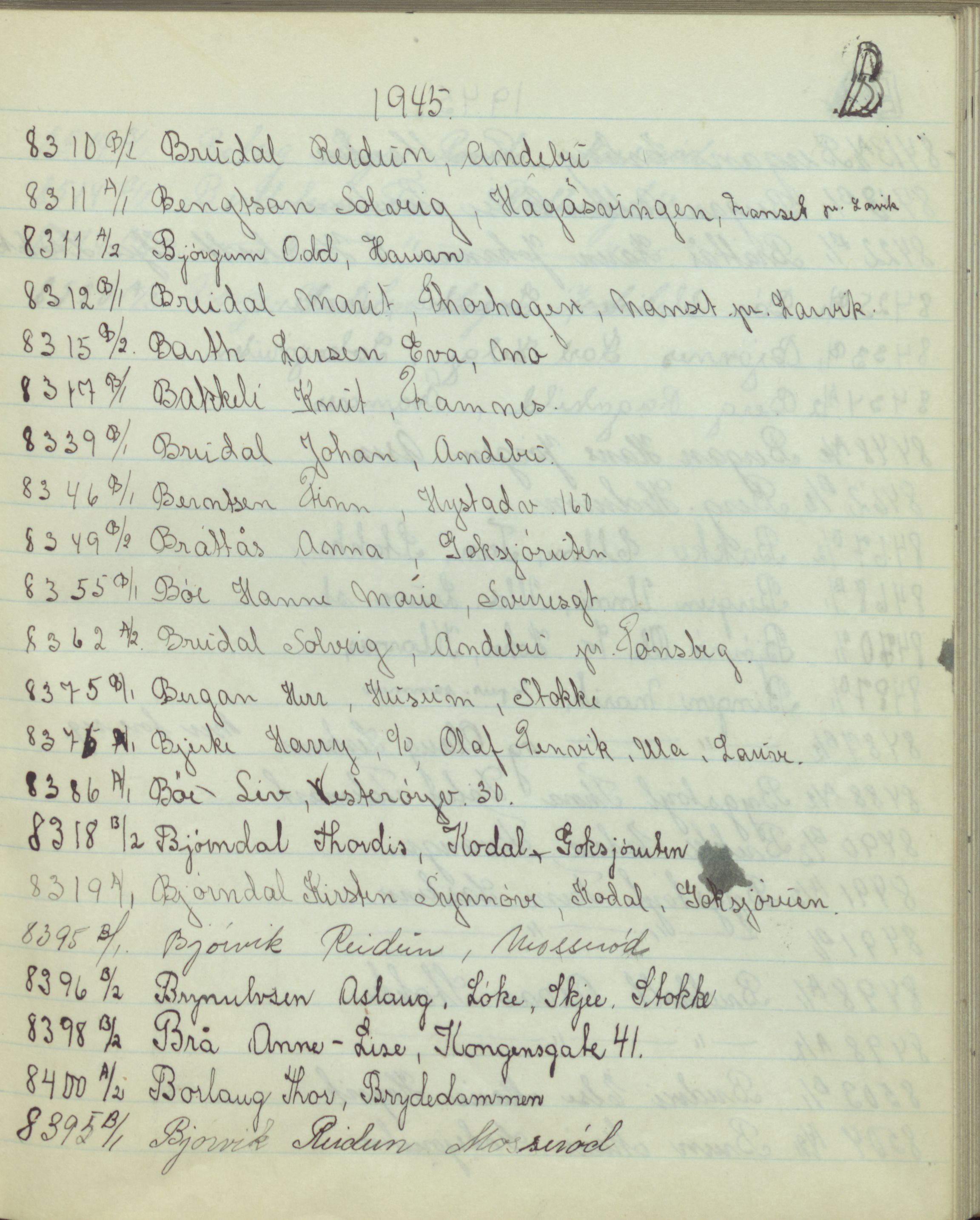 Pa 1494 - Jørgensen, Antonius. Fotograf, VEMU/A-2760/F/Fb, 1927-1984, p. 4521