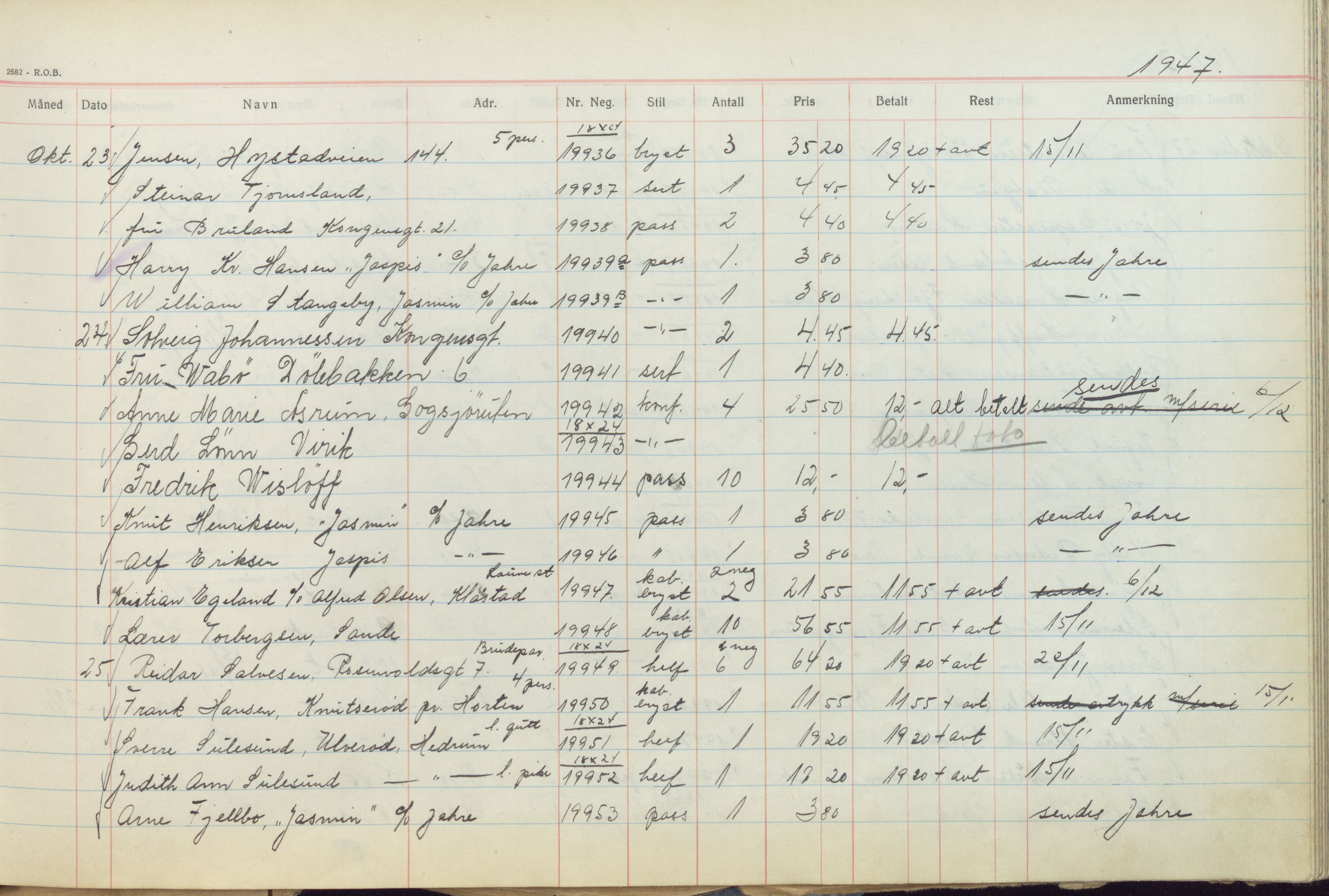 Pa 1494 - Jørgensen, Antonius. Fotograf, VEMU/A-2760/F/Fb, 1927-1984, p. 1210