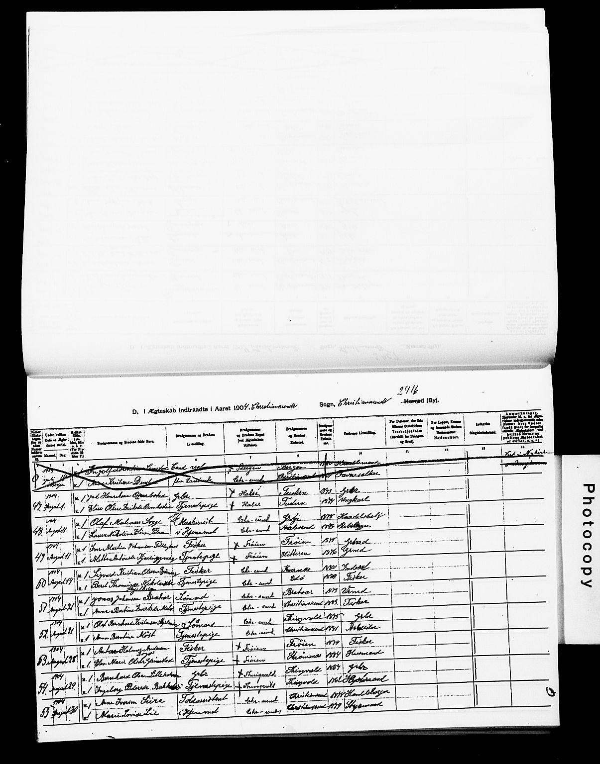 Ministerialprotokoller, klokkerbøker og fødselsregistre - Møre og Romsdal, AV/SAT-A-1454/572/L0859: Parish register (official) no. 572D03, 1903-1916