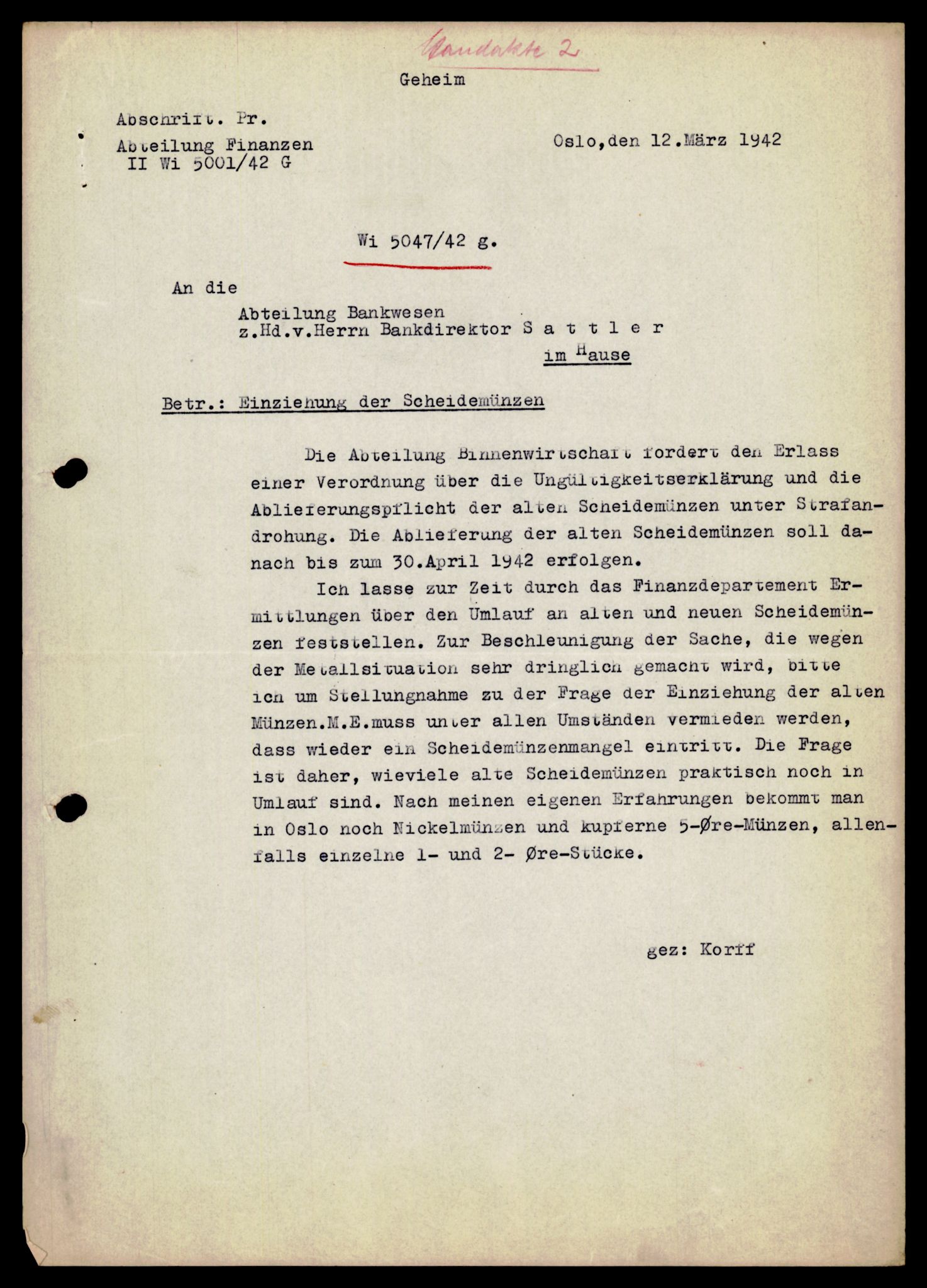 Forsvarets Overkommando. 2 kontor. Arkiv 11.4. Spredte tyske arkivsaker, AV/RA-RAFA-7031/D/Dar/Darb/L0003: Reichskommissariat - Hauptabteilung Vervaltung, 1940-1945, p. 1203