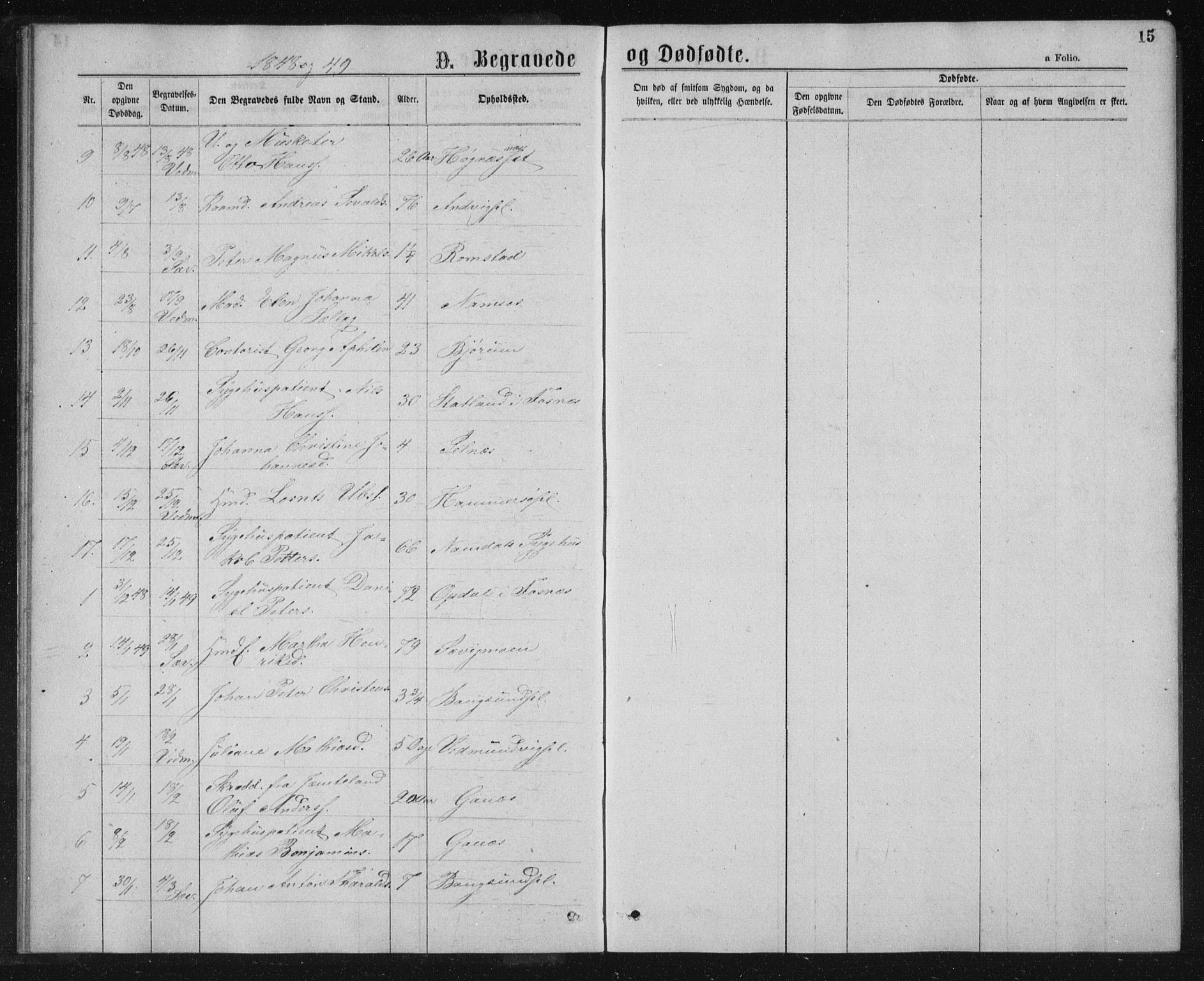 Ministerialprotokoller, klokkerbøker og fødselsregistre - Nord-Trøndelag, SAT/A-1458/768/L0569: Parish register (official) no. 768A04, 1836-1865, p. 15