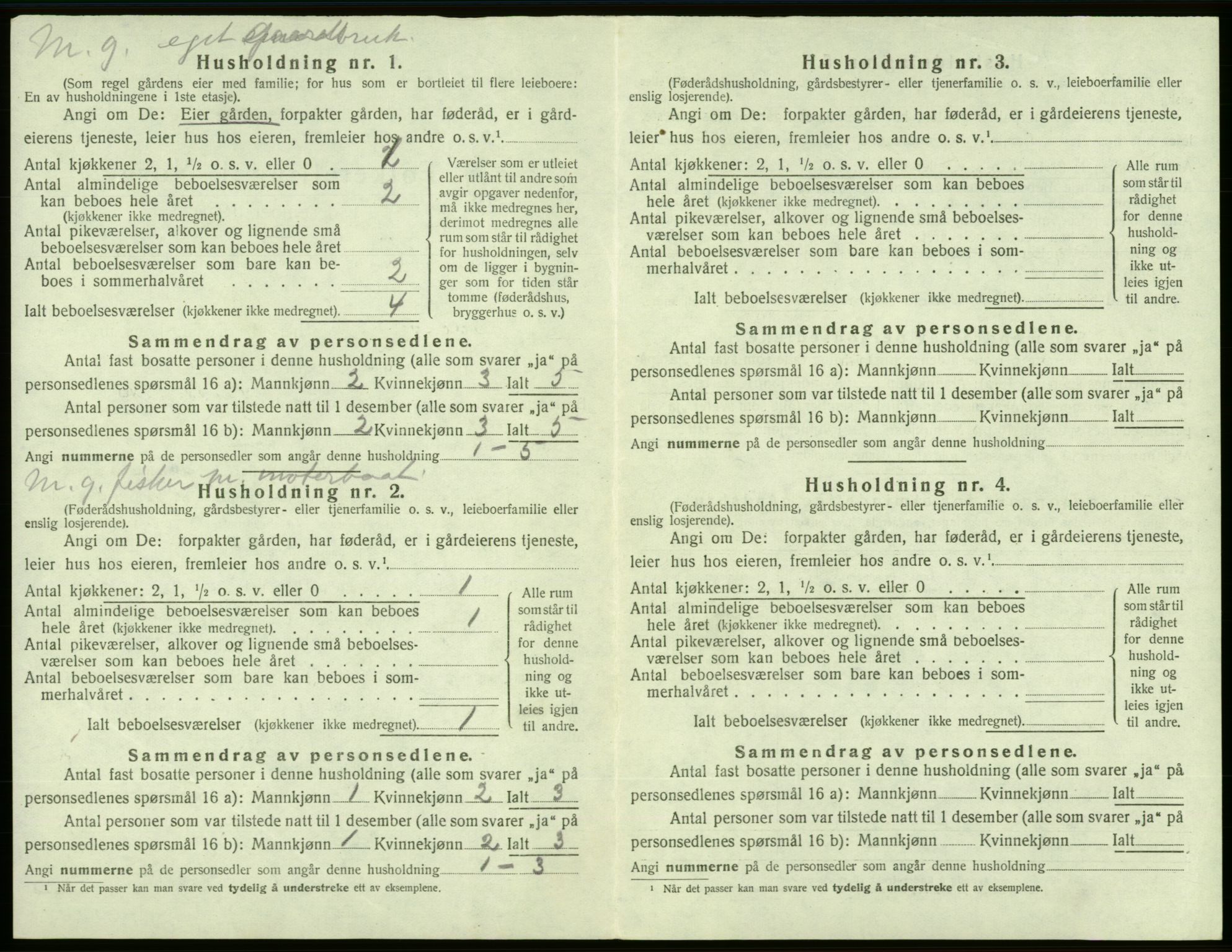 SAB, 1920 census for Sveio, 1920, p. 381