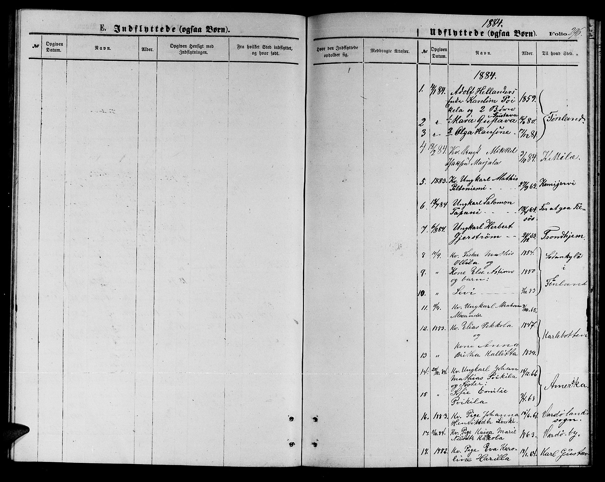 Vadsø sokneprestkontor, SATØ/S-1325/H/Hb/L0002klokker: Parish register (copy) no. 2, 1875-1884, p. 296