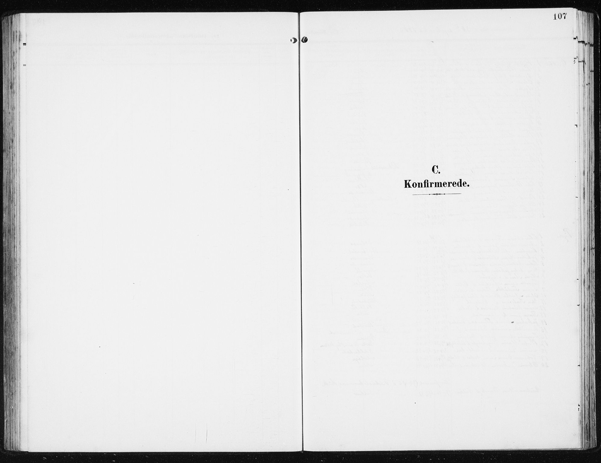Ministerialprotokoller, klokkerbøker og fødselsregistre - Møre og Romsdal, SAT/A-1454/515/L0216: Parish register (copy) no. 515C03, 1906-1941, p. 107