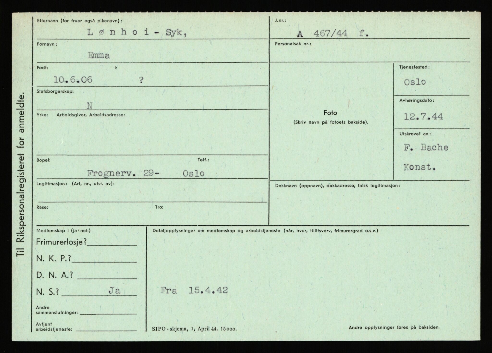 Statspolitiet - Hovedkontoret / Osloavdelingen, AV/RA-S-1329/C/Ca/L0015: Svea - Tøsse, 1943-1945, p. 623