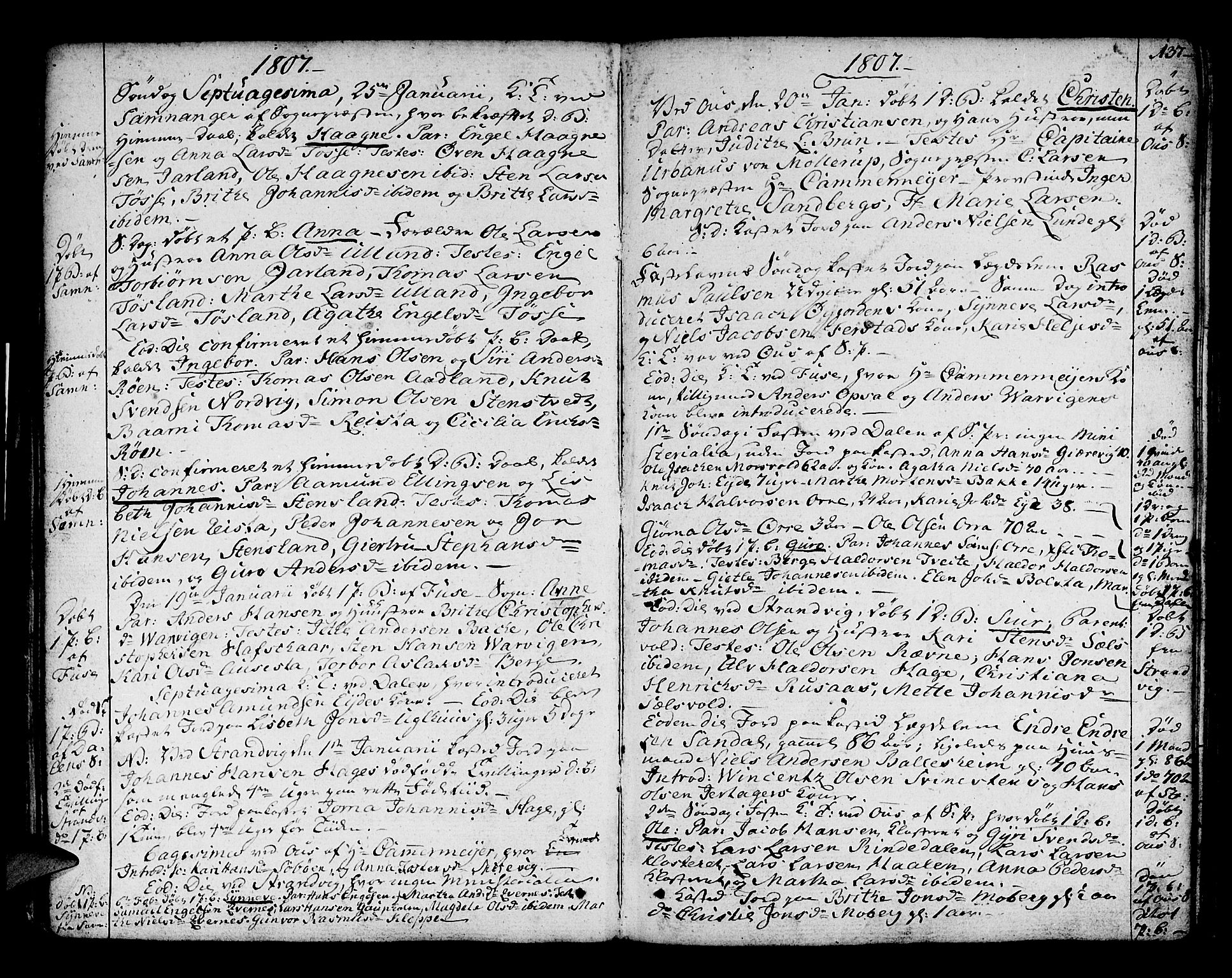 Os sokneprestembete, AV/SAB-A-99929: Parish register (official) no. A 11, 1789-1815, p. 137