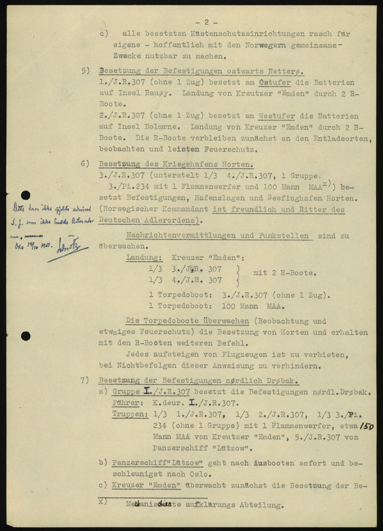 Forsvaret, Forsvarets krigshistoriske avdeling, AV/RA-RAFA-2017/Y/Ye/L0182: II-C-11-1110  -  1. sjøforsvarsdistrikt., 1940, p. 34