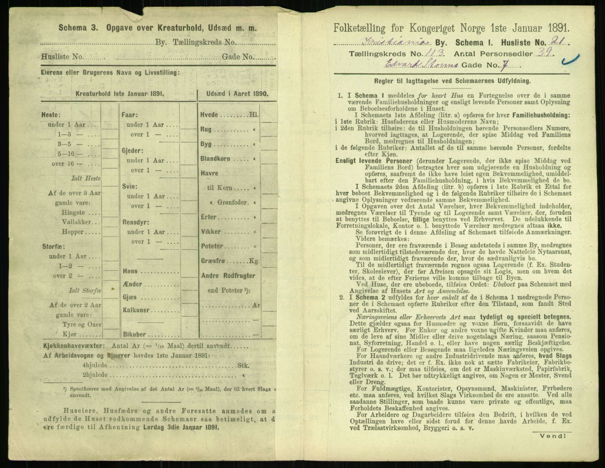 RA, 1891 census for 0301 Kristiania, 1891, p. 59829