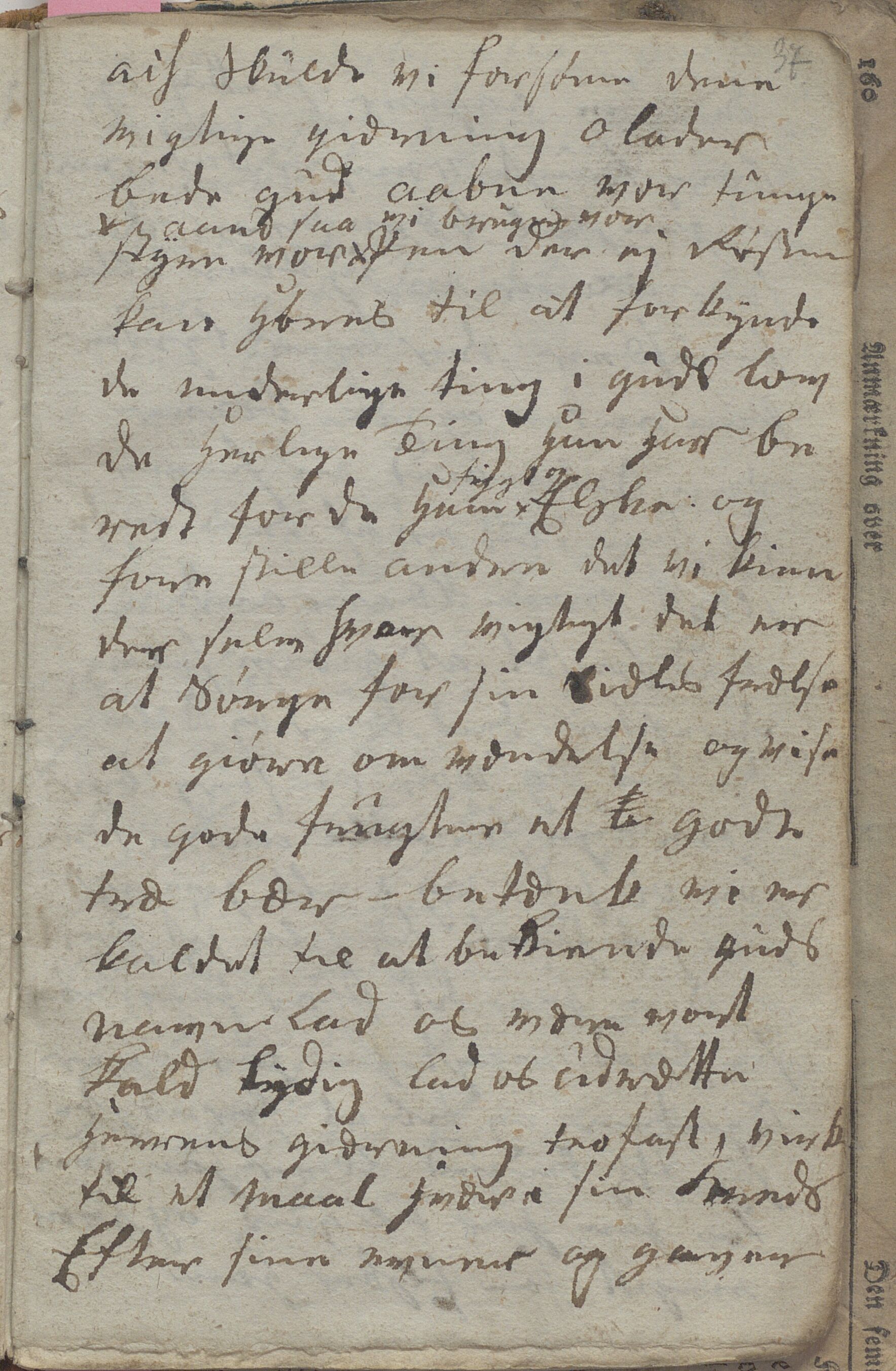 Heggtveitsamlingen, TMF/A-1007/H/L0045/0004: Brev, kopibøker, biografiske opptegnelser etc. / "Blegen", 1815-1830, p. 37