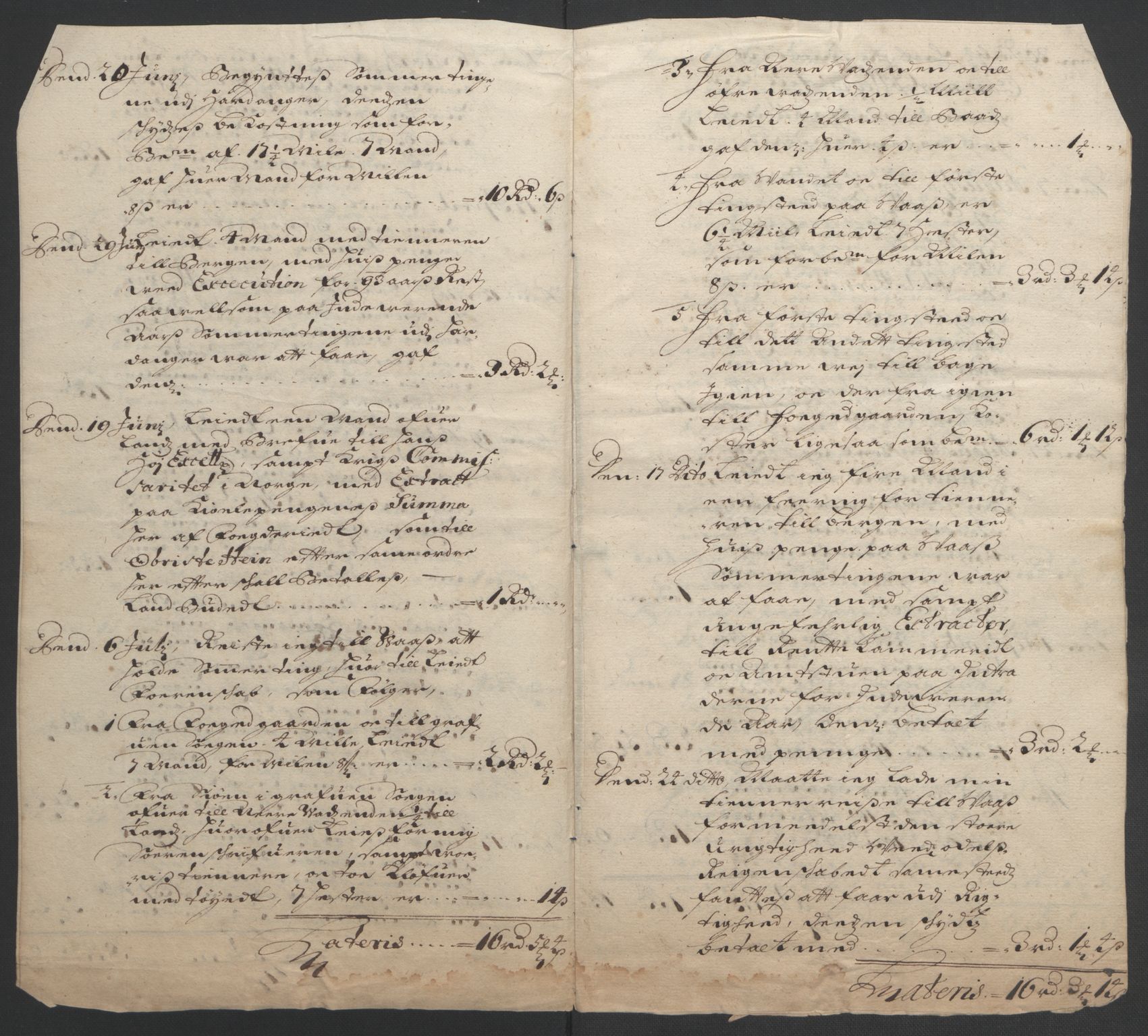 Rentekammeret inntil 1814, Reviderte regnskaper, Fogderegnskap, AV/RA-EA-4092/R48/L2975: Fogderegnskap Sunnhordland og Hardanger, 1694, p. 344