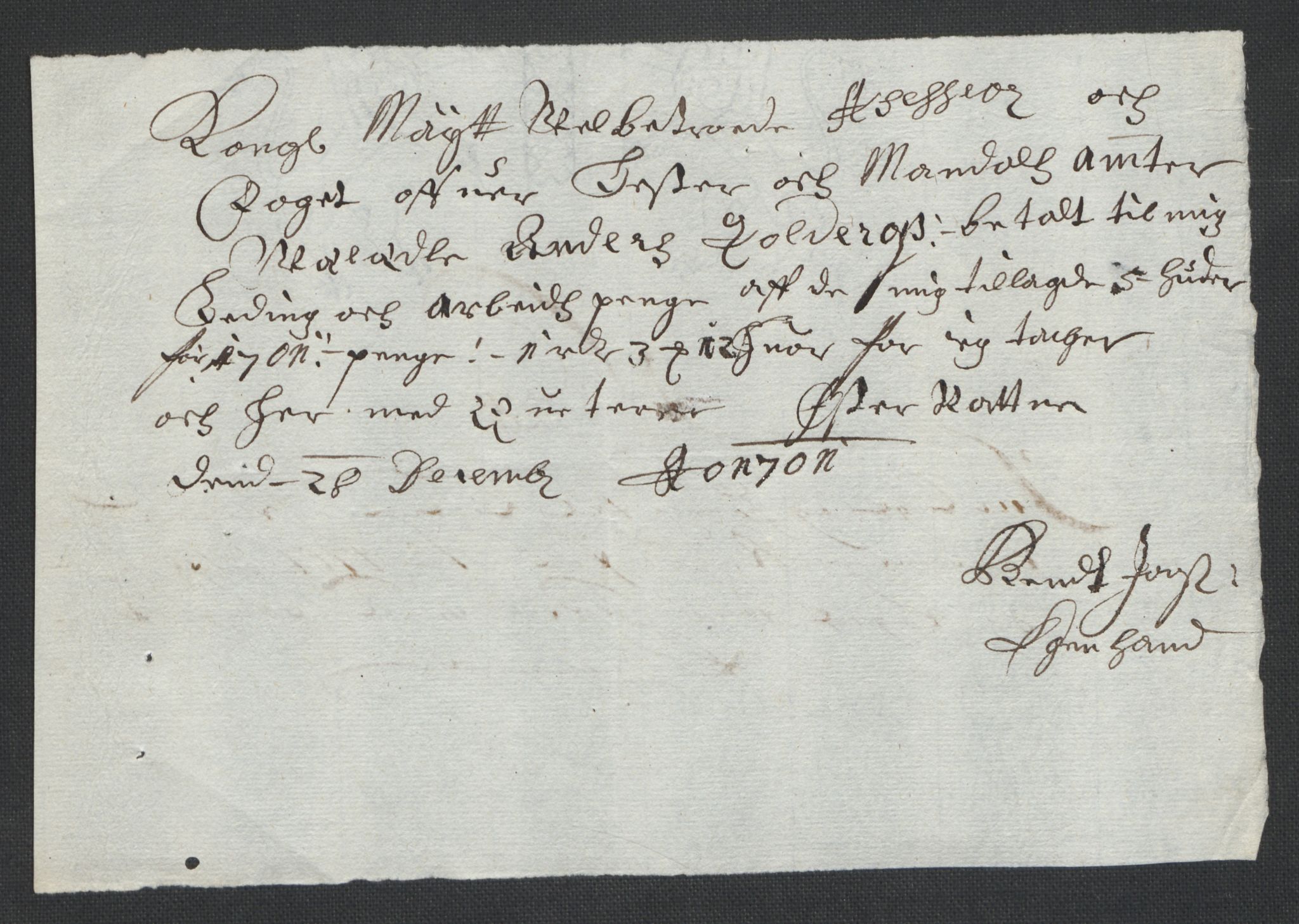 Rentekammeret inntil 1814, Reviderte regnskaper, Fogderegnskap, AV/RA-EA-4092/R43/L2549: Fogderegnskap Lista og Mandal, 1701-1702, p. 182