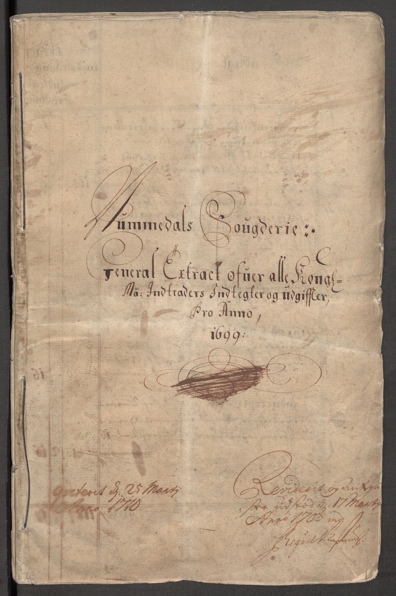 Rentekammeret inntil 1814, Reviderte regnskaper, Fogderegnskap, RA/EA-4092/R64/L4426: Fogderegnskap Namdal, 1699-1700, p. 3