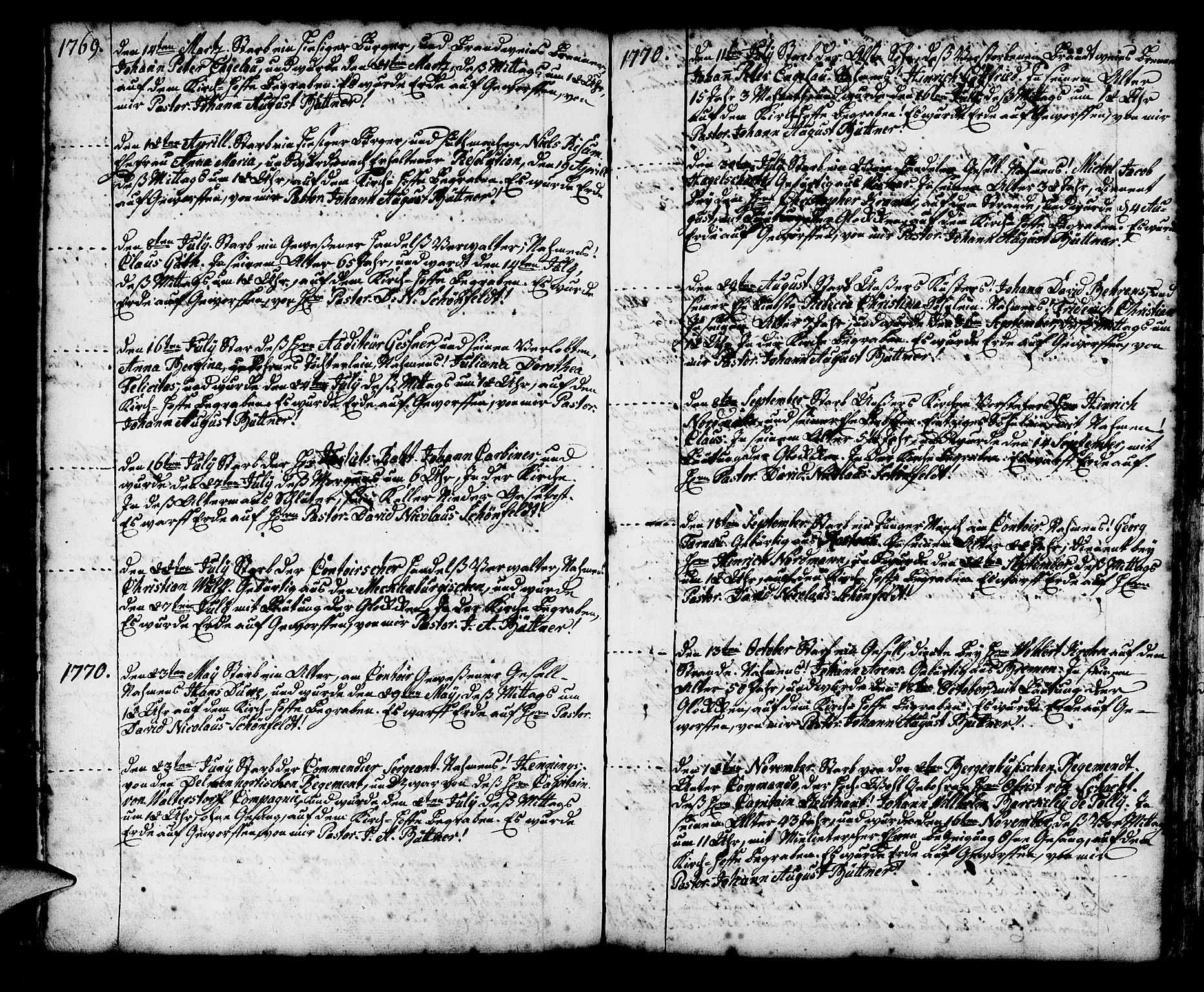 Mariakirken Sokneprestembete, SAB/A-76901/H/Haa/L0002: Parish register (official) no. A 2, 1748-1807, p. 105