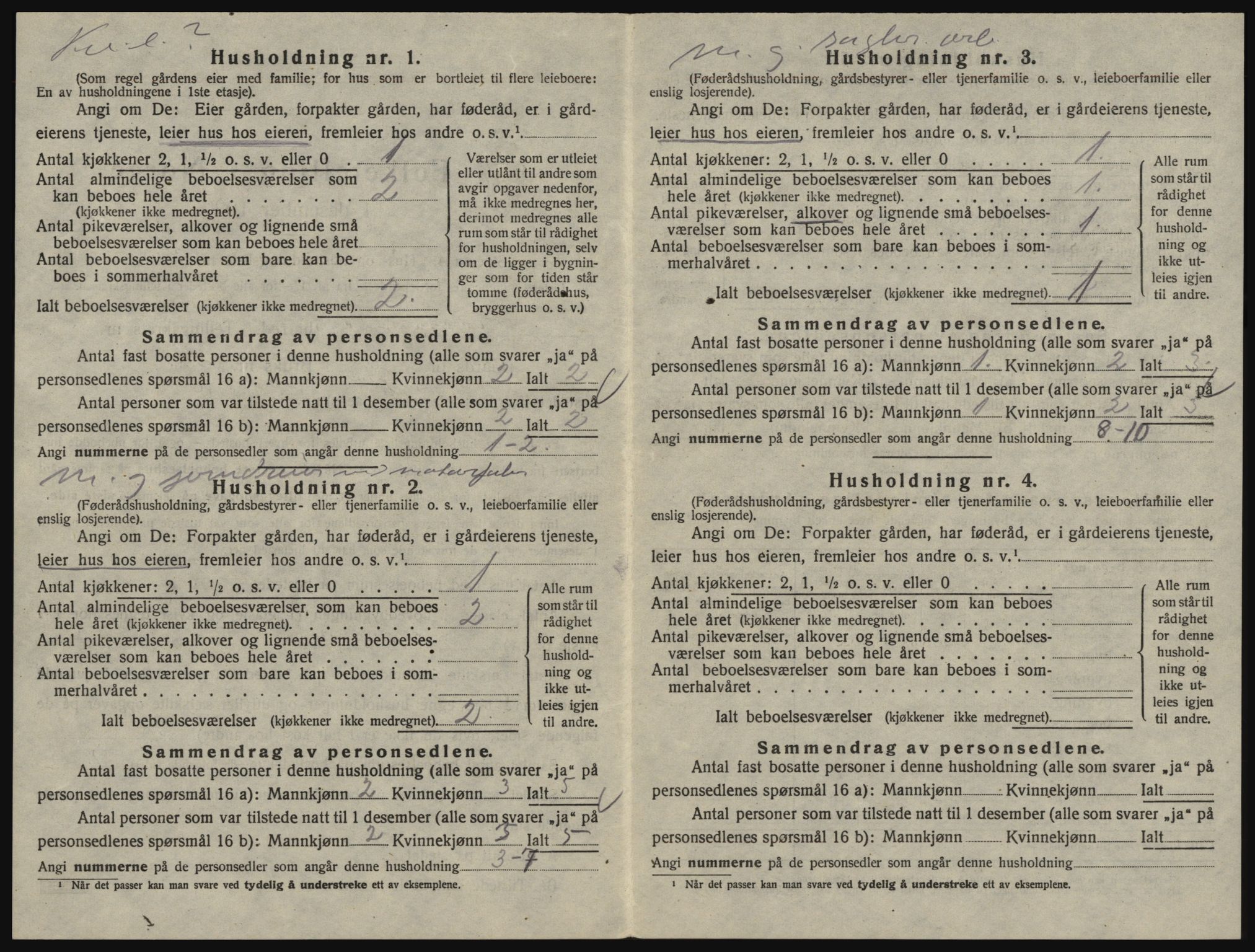 SAO, 1920 census for Glemmen, 1920, p. 558