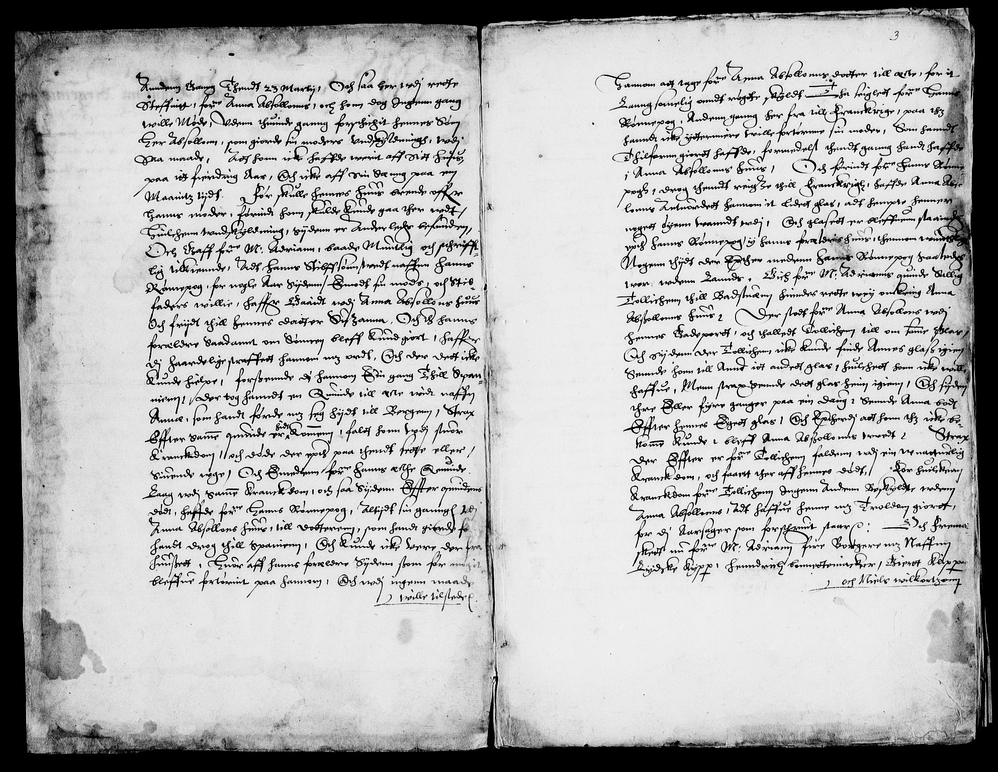 Danske Kanselli, Skapsaker, RA/EA-4061/G/L0001: Tillegg til skapsakene, 1587-1623, p. 7