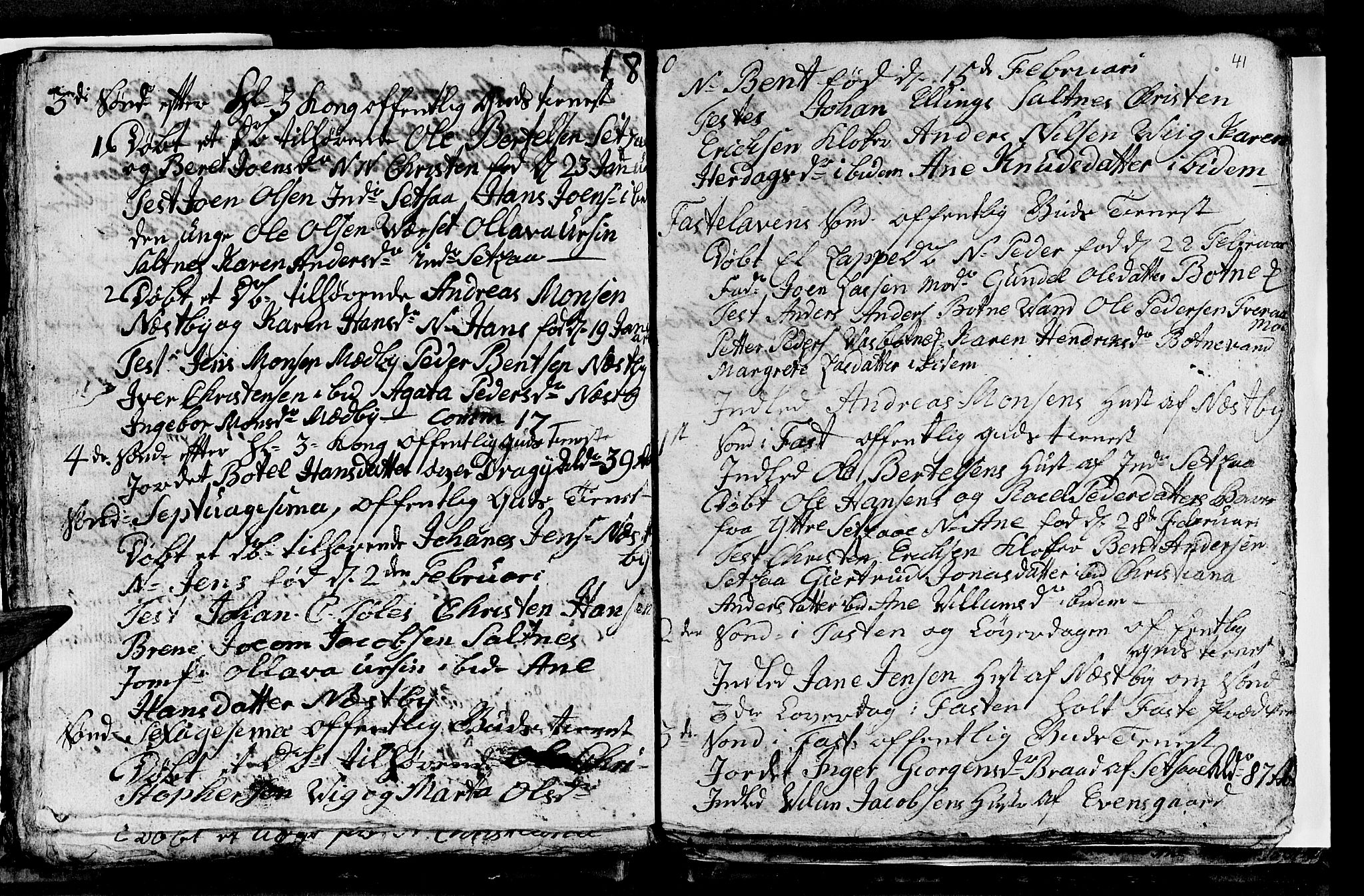 Ministerialprotokoller, klokkerbøker og fødselsregistre - Nordland, AV/SAT-A-1459/847/L0674: Parish register (copy) no. 847C02, 1793-1807, p. 41