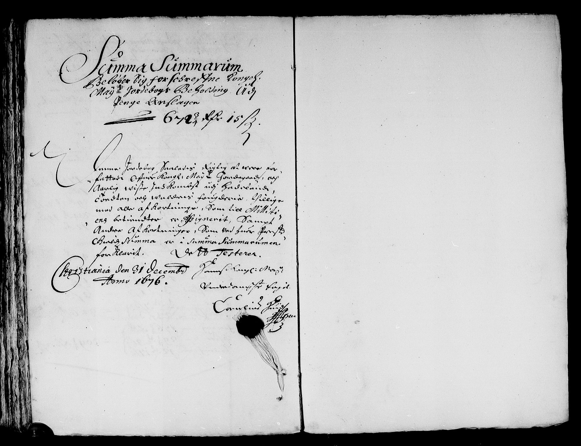 Rentekammeret inntil 1814, Reviderte regnskaper, Stiftamtstueregnskaper, Landkommissariatet på Akershus og Akershus stiftamt, AV/RA-EA-5869/R/Rb/L0119: Akershus stiftamt, 1676