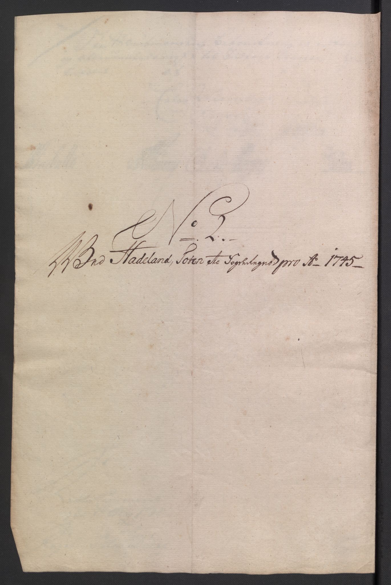 Rentekammeret inntil 1814, Reviderte regnskaper, Fogderegnskap, AV/RA-EA-4092/R18/L1345: Fogderegnskap Hadeland, Toten og Valdres, 1745-1746, p. 35