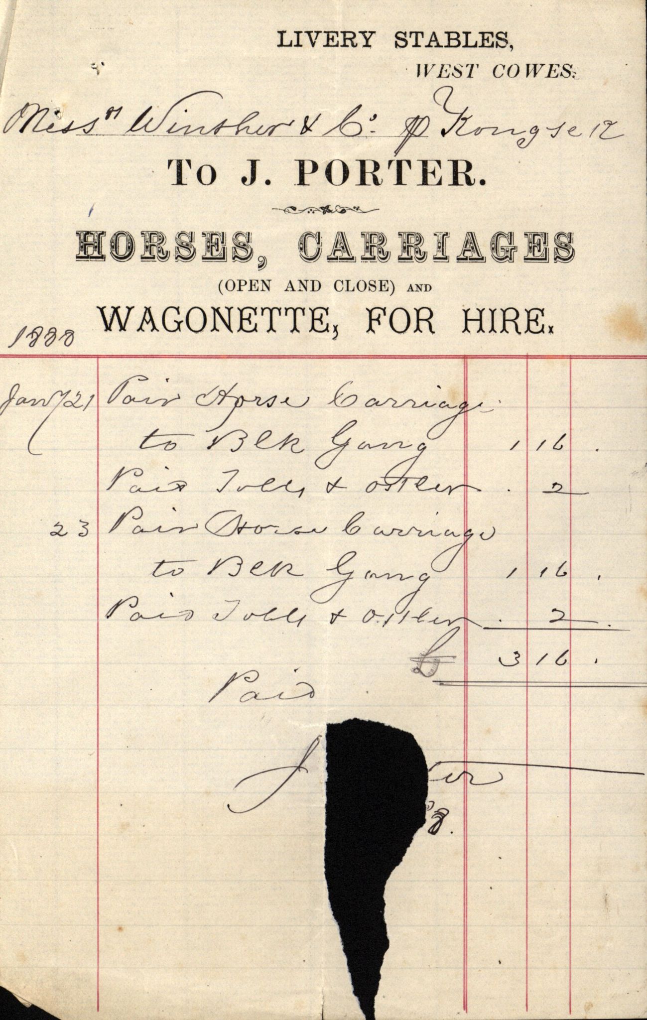 Pa 63 - Østlandske skibsassuranceforening, VEMU/A-1079/G/Ga/L0021/0005: Havaridokumenter / Haabet, Louise, Kvik, Libra, Kongsek, Ispilen, 1888, p. 47