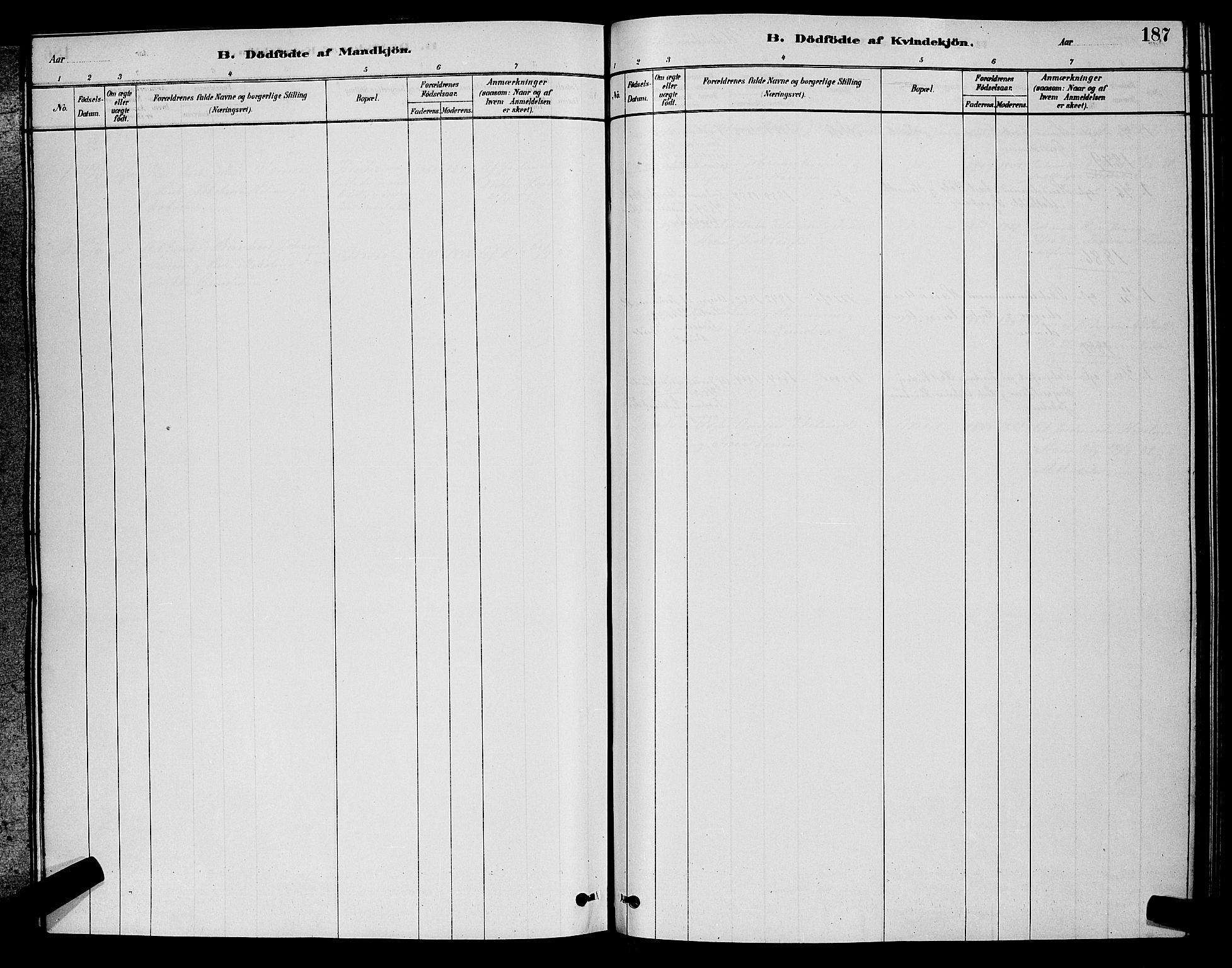 Moss prestekontor Kirkebøker, SAO/A-2003/G/Ga/L0005: Parish register (copy) no. I 5, 1878-1888, p. 187