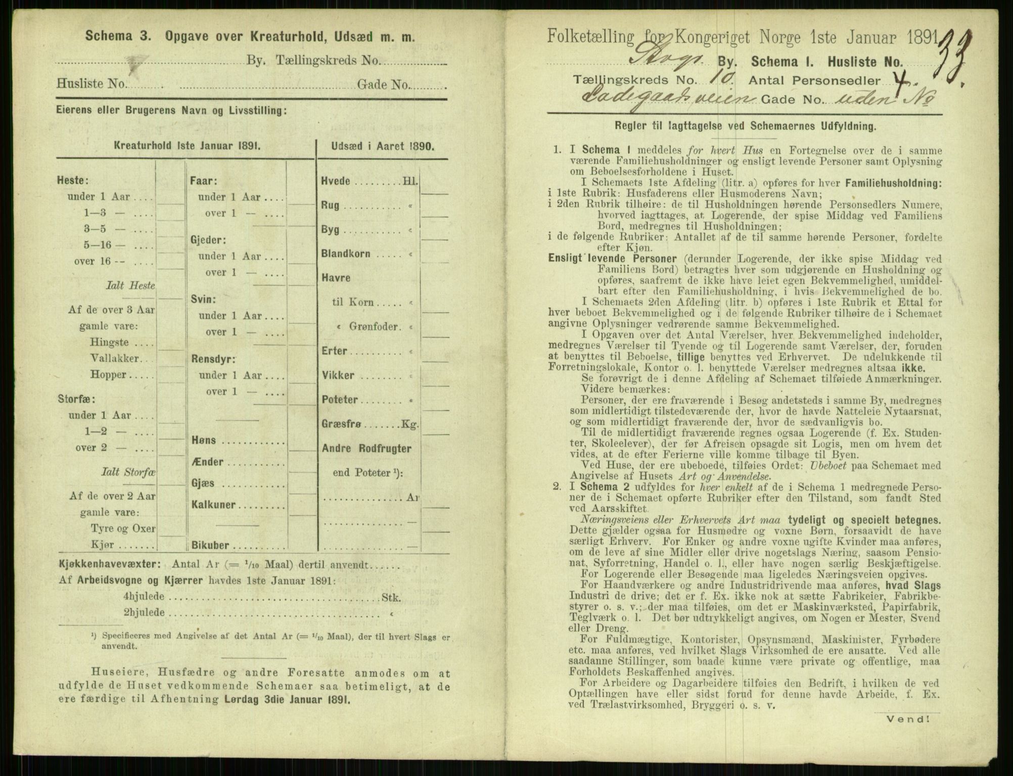 RA, 1891 census for 1103 Stavanger, 1891, p. 1959