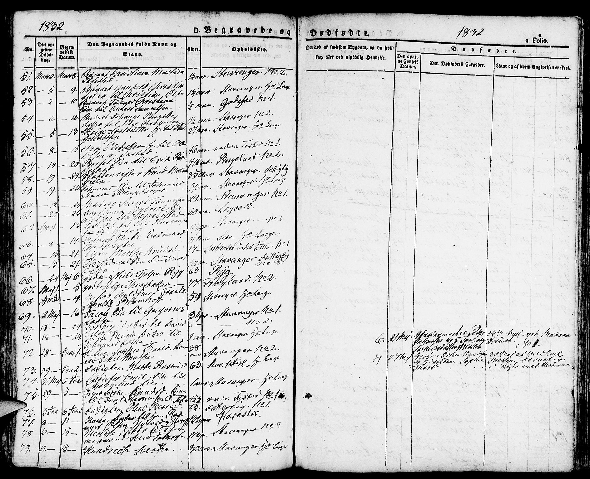 Domkirken sokneprestkontor, SAST/A-101812/001/30/30BA/L0011: Parish register (official) no. A 11, 1832-1856