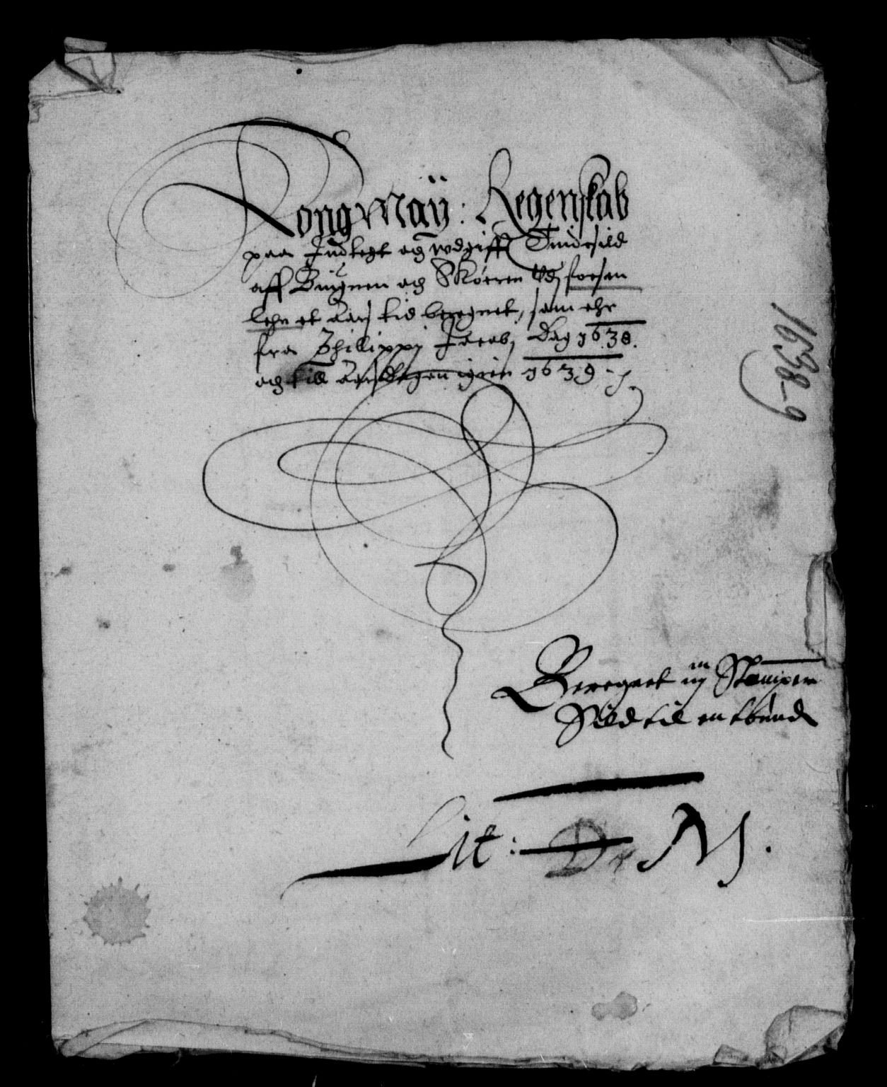 Rentekammeret inntil 1814, Reviderte regnskaper, Lensregnskaper, AV/RA-EA-5023/R/Rb/Rbw/L0063: Trondheim len, 1638-1639