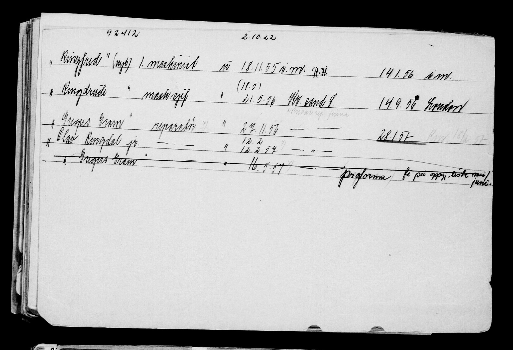 Direktoratet for sjømenn, RA/S-3545/G/Gb/L0211: Hovedkort, 1922, p. 26