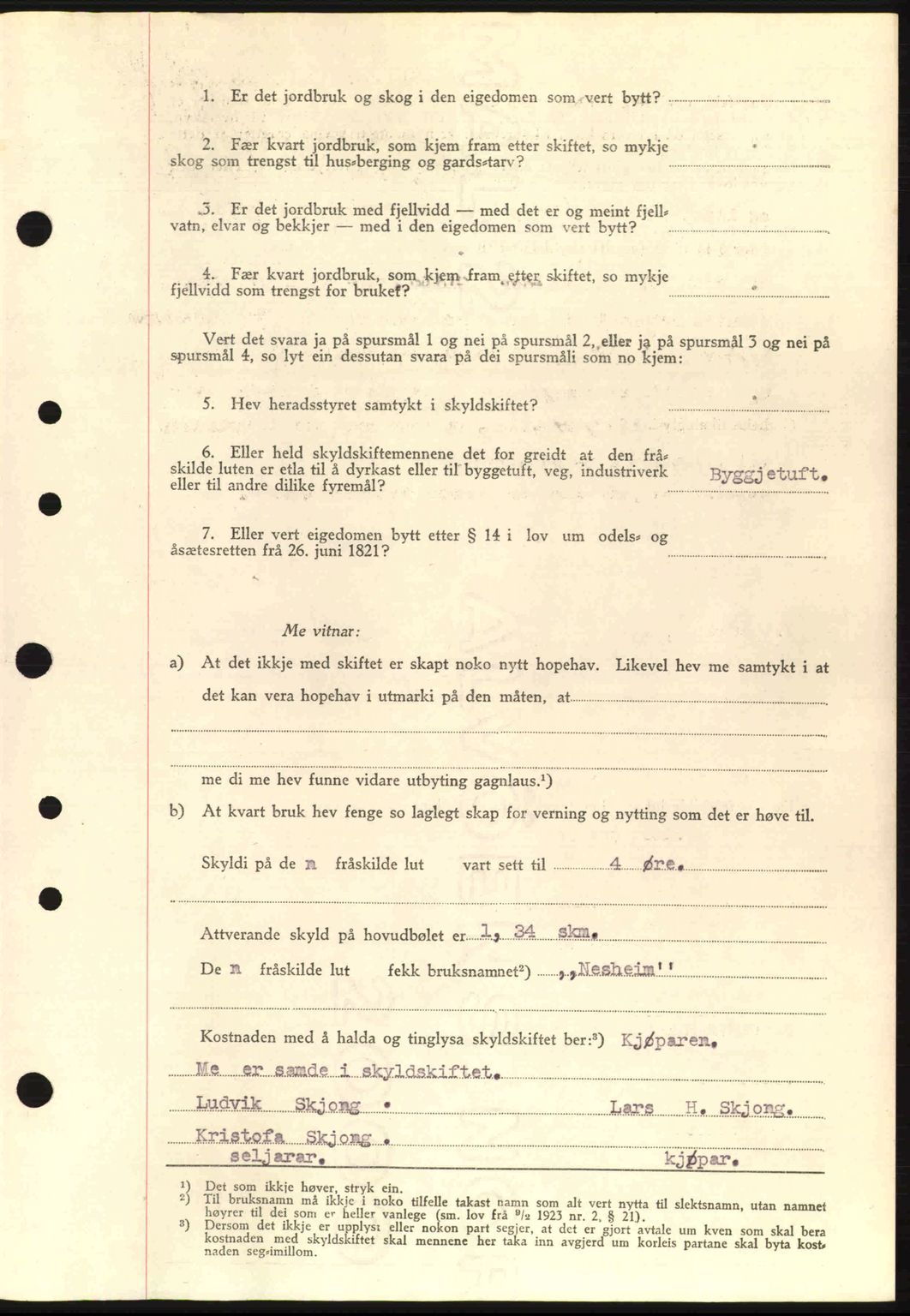 Nordre Sunnmøre sorenskriveri, AV/SAT-A-0006/1/2/2C/2Ca: Mortgage book no. A17, 1943-1944, Diary no: : 576/1944