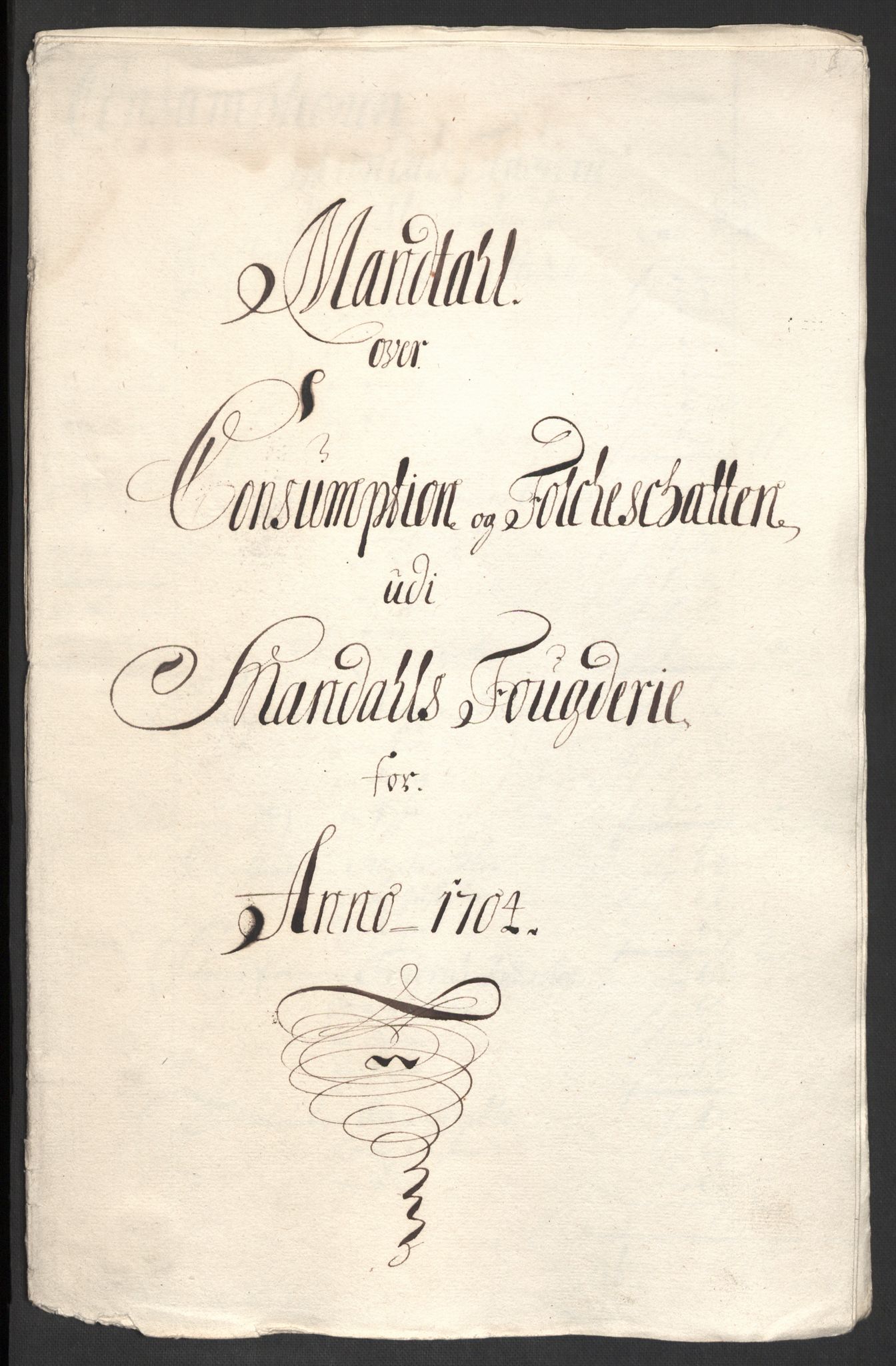 Rentekammeret inntil 1814, Reviderte regnskaper, Fogderegnskap, AV/RA-EA-4092/R43/L2550: Fogderegnskap Lista og Mandal, 1703-1704, p. 311