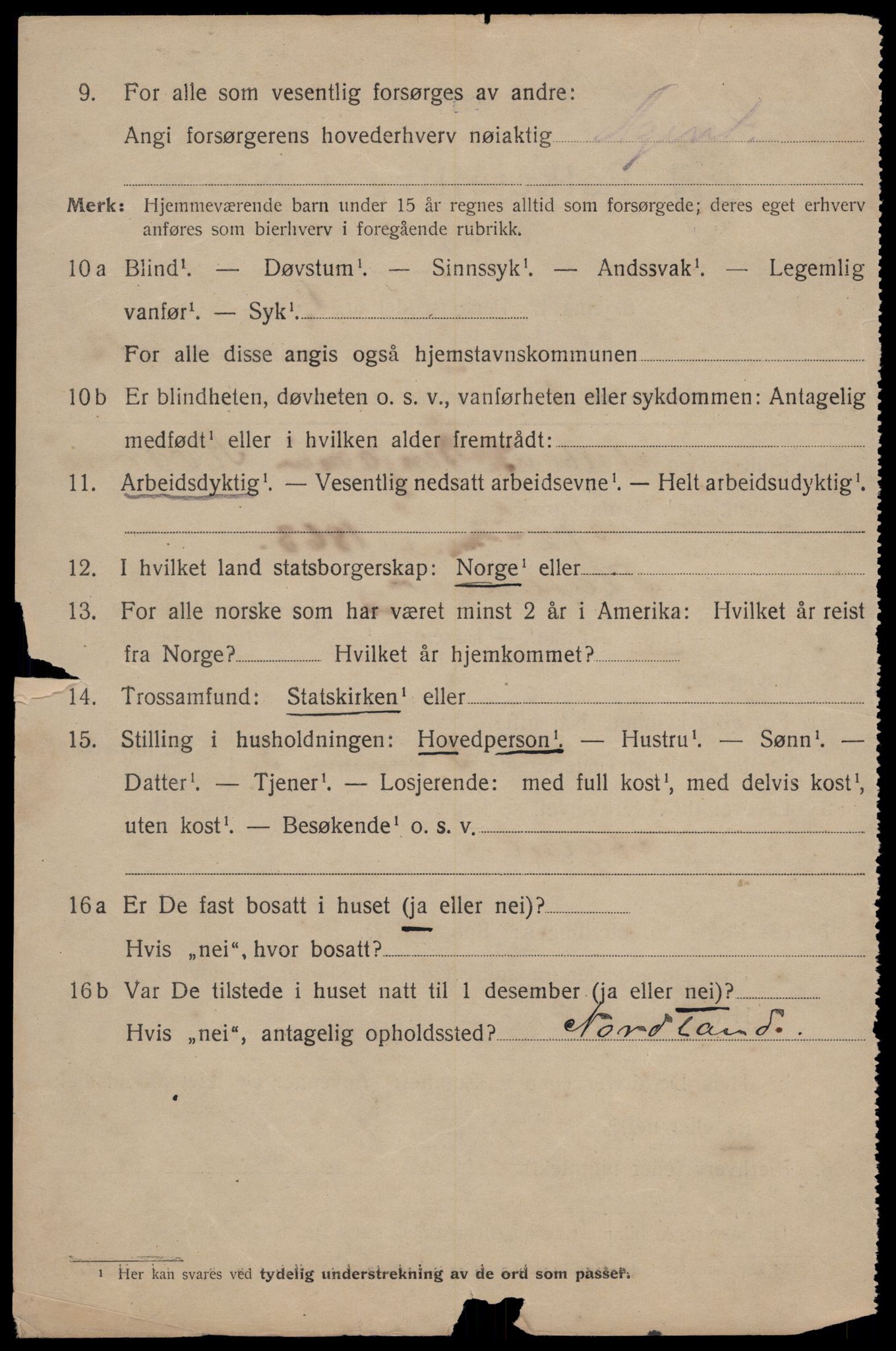 SAT, 1920 census for Trondheim, 1920, p. 47753