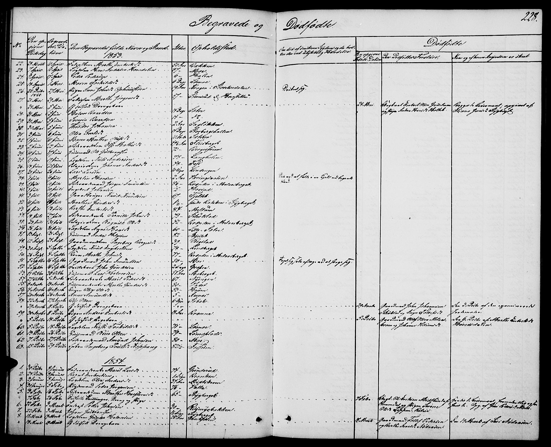 Elverum prestekontor, SAH/PREST-044/H/Ha/Hab/L0002: Parish register (copy) no. 2, 1845-1855, p. 228