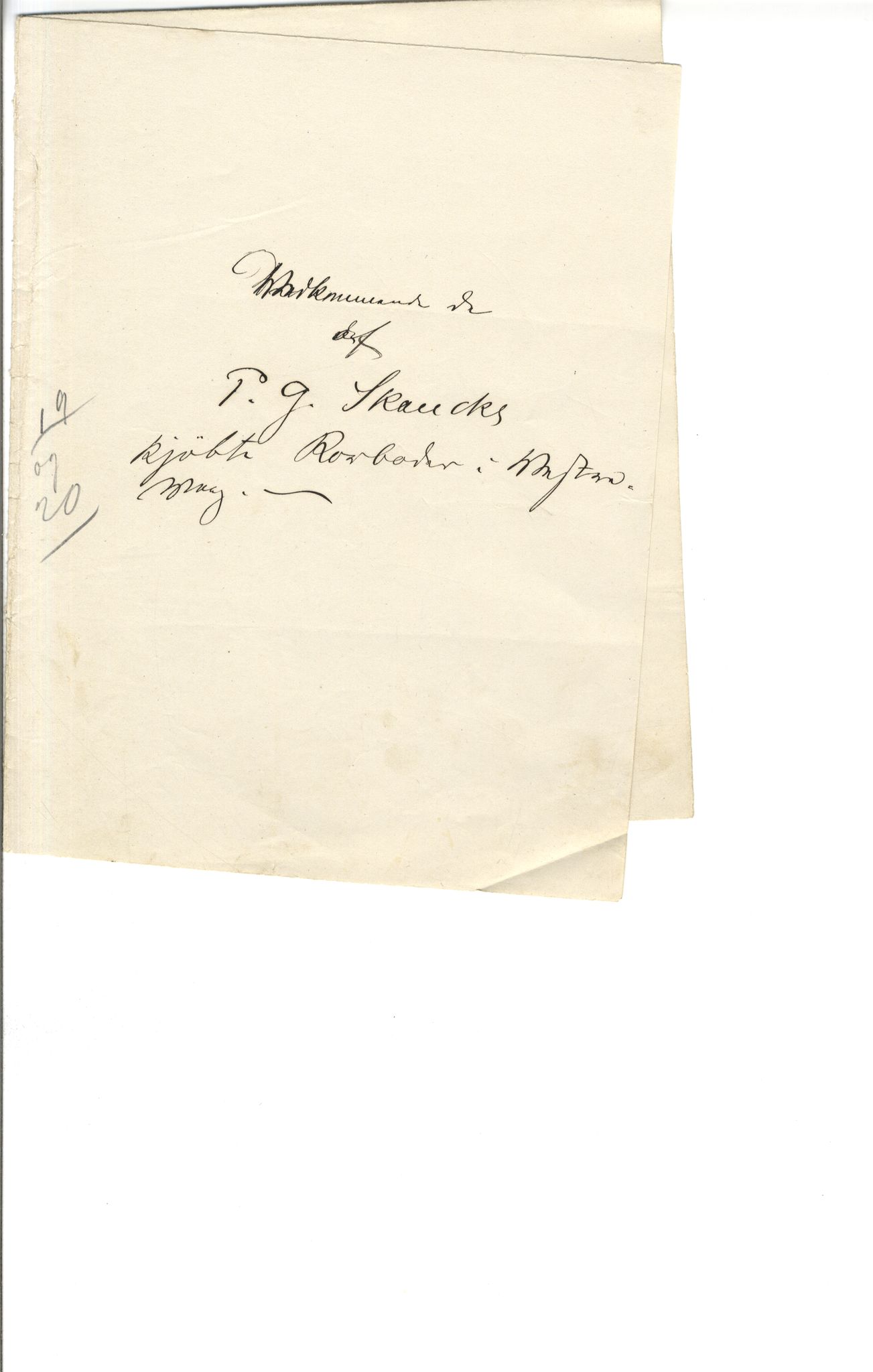 Brodtkorb handel A/S, VAMU/A-0001/Q/Qb/L0001: Skjøter og grunnbrev i Vardø by, 1822-1943, p. 96