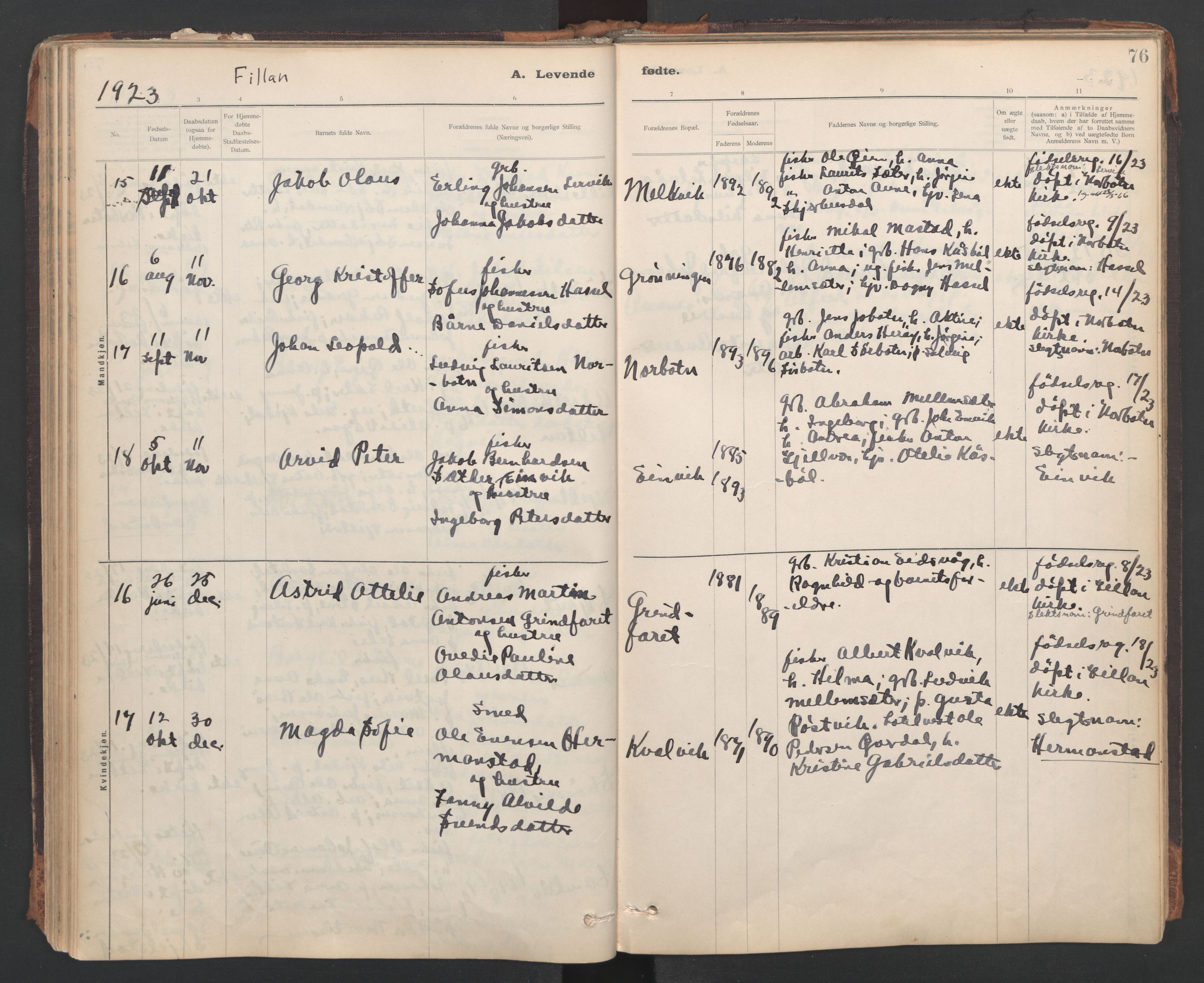 Ministerialprotokoller, klokkerbøker og fødselsregistre - Sør-Trøndelag, AV/SAT-A-1456/637/L0559: Parish register (official) no. 637A02, 1899-1923, p. 76