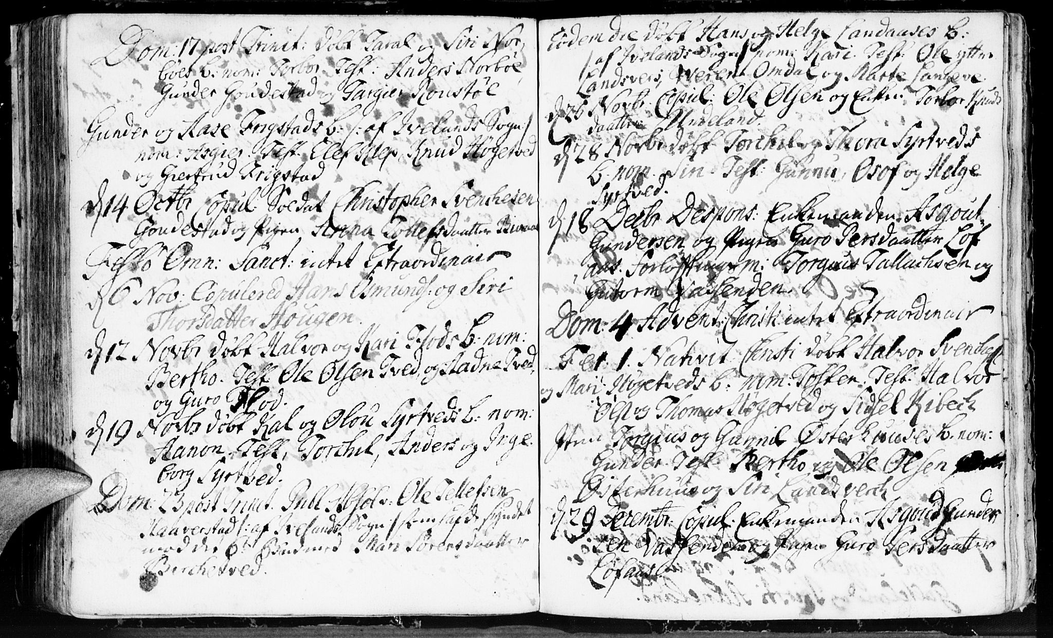Evje sokneprestkontor, SAK/1111-0008/F/Fa/Faa/L0001: Parish register (official) no. A 1, 1705-1760, p. 115