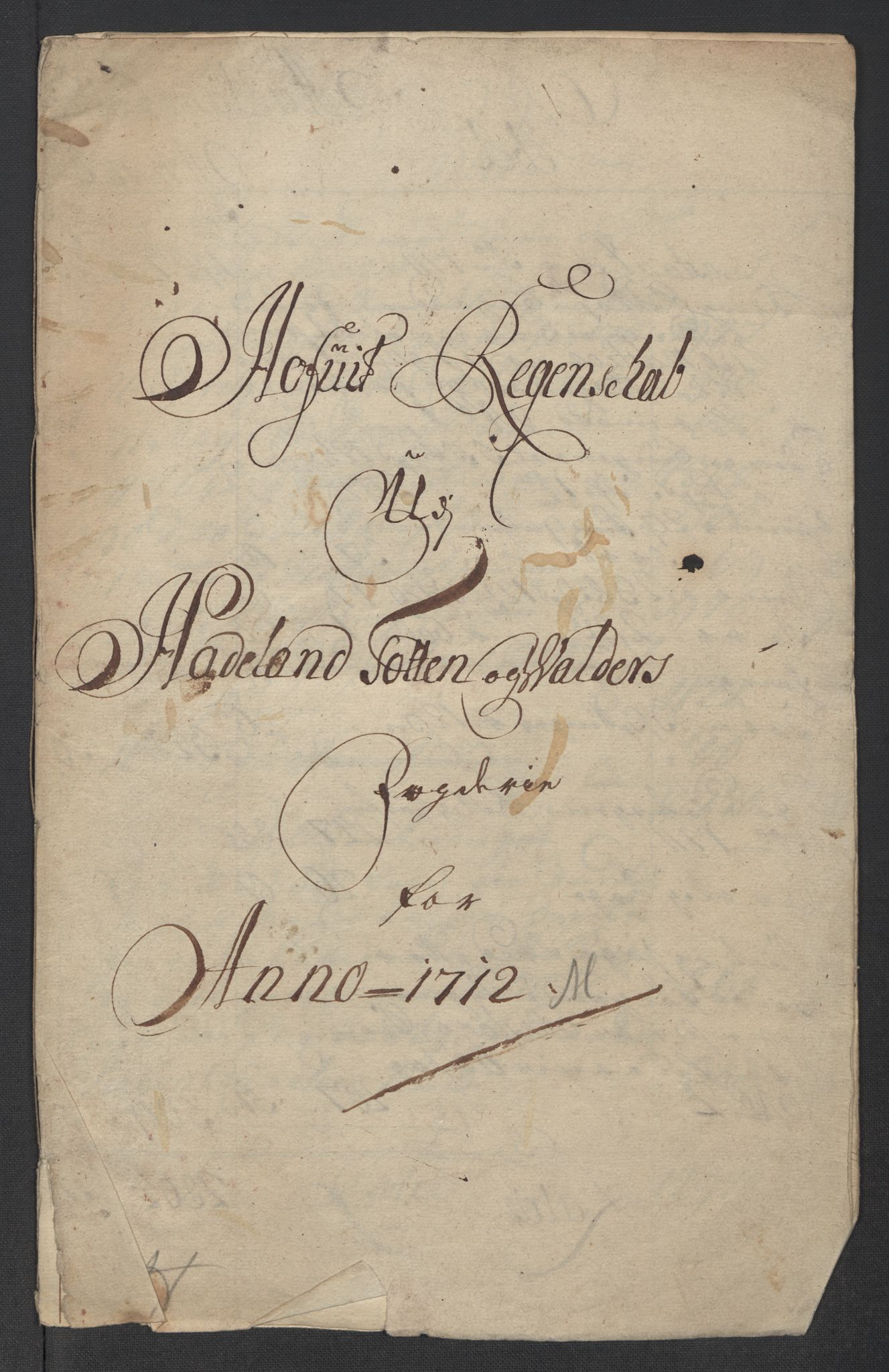 Rentekammeret inntil 1814, Reviderte regnskaper, Fogderegnskap, AV/RA-EA-4092/R18/L1309: Fogderegnskap Hadeland, Toten og Valdres, 1712, p. 11