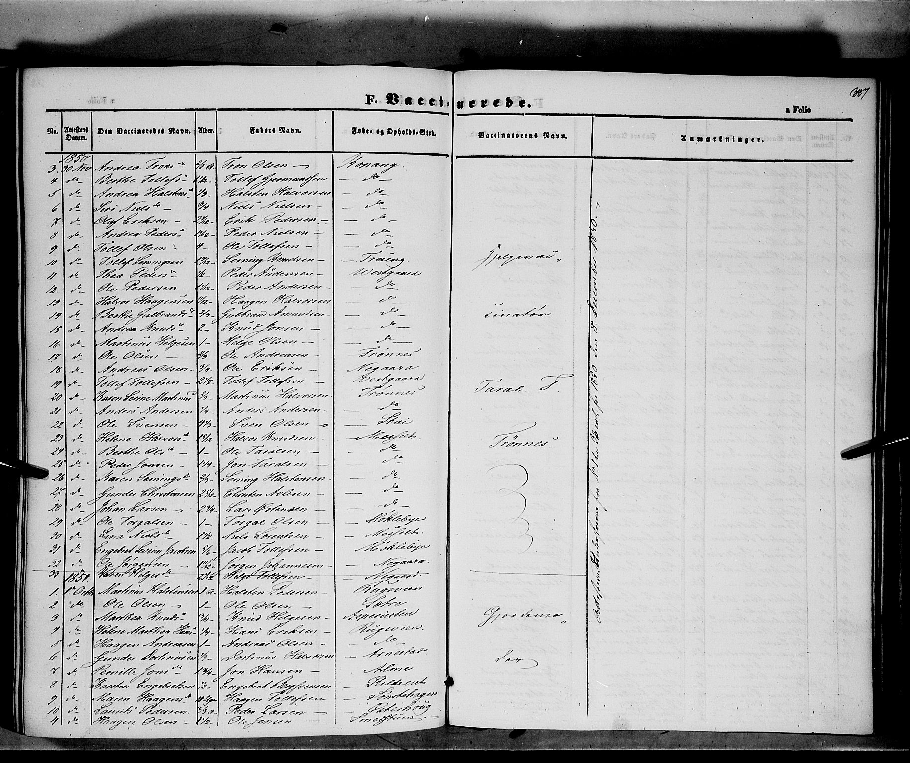 Åmot prestekontor, Hedmark, AV/SAH-PREST-056/H/Ha/Haa/L0006: Parish register (official) no. 6, 1842-1861, p. 387