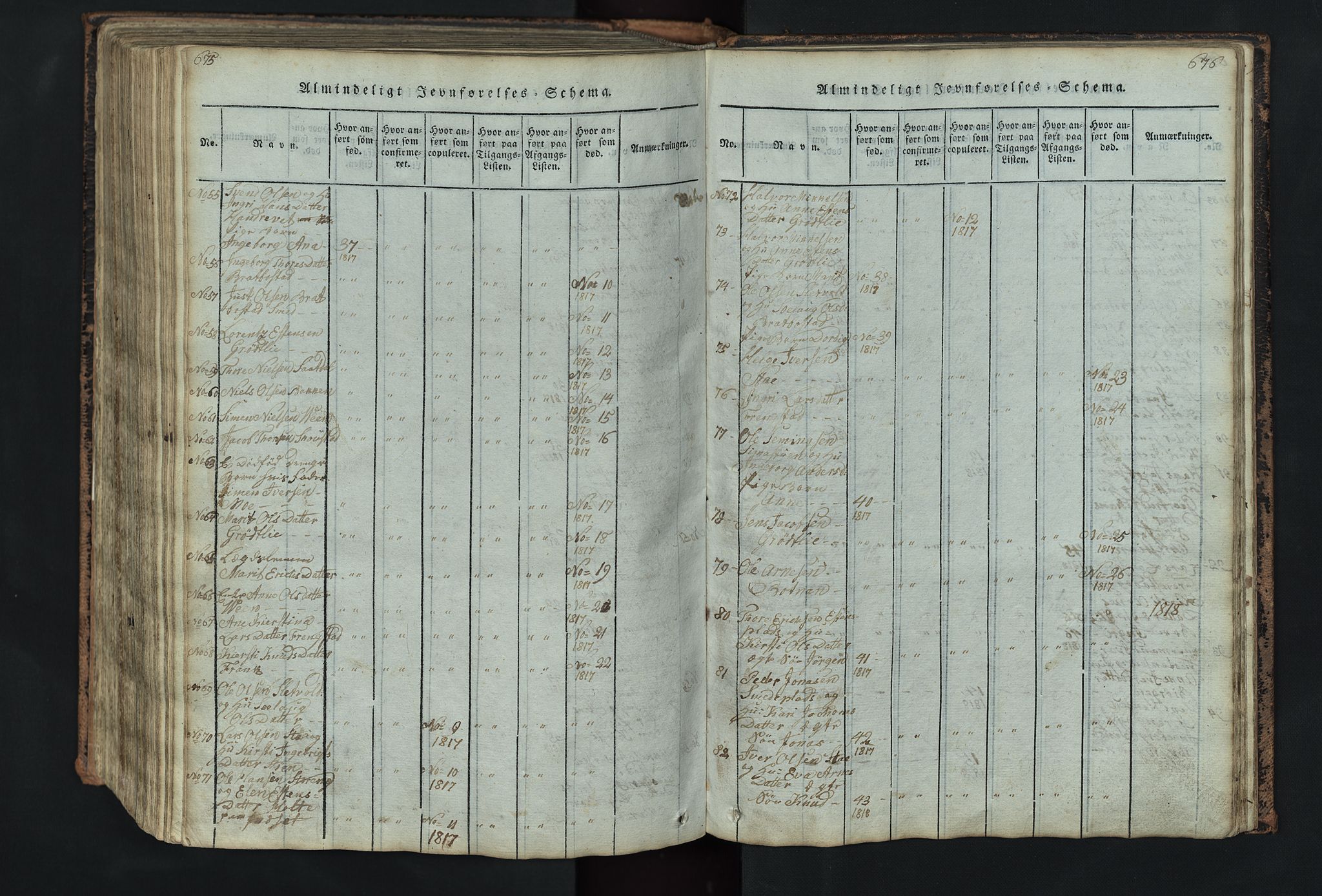 Kvikne prestekontor, AV/SAH-PREST-064/H/Ha/Hab/L0001: Parish register (copy) no. 1, 1815-1895, p. 675-676