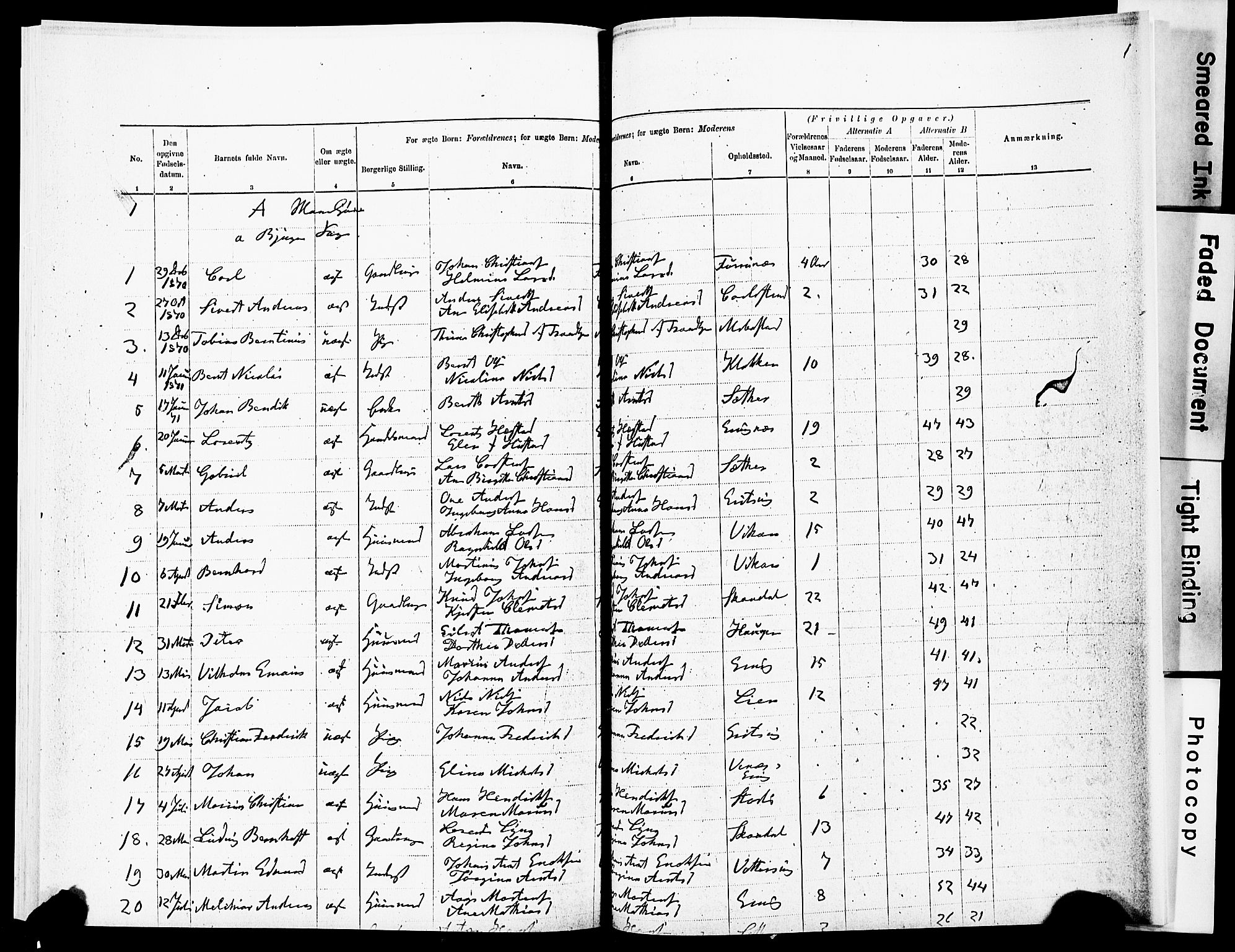 Ministerialprotokoller, klokkerbøker og fødselsregistre - Sør-Trøndelag, SAT/A-1456/651/L0642: Parish register (official) no. 651A01, 1866-1872, p. 1