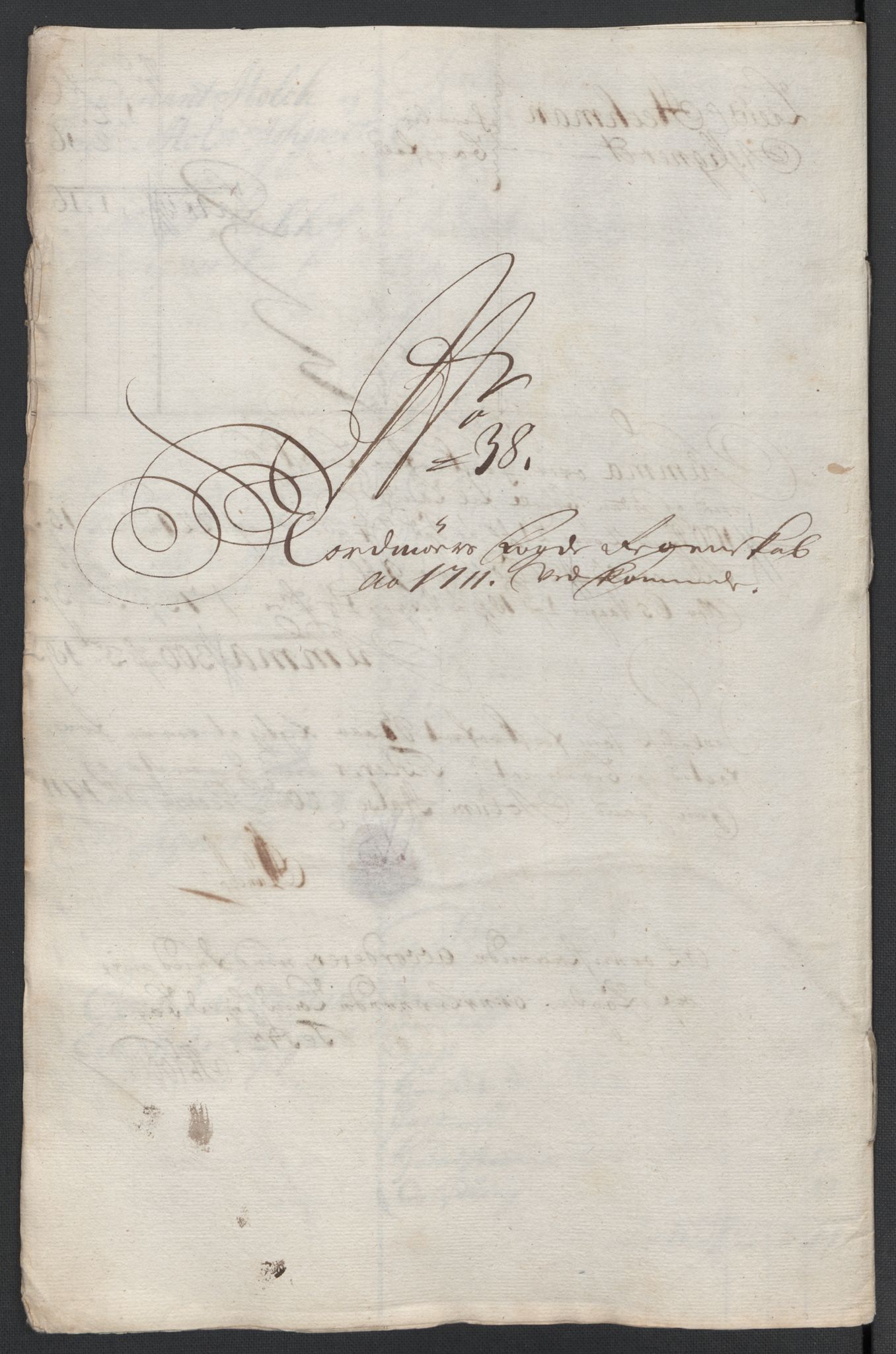 Rentekammeret inntil 1814, Reviderte regnskaper, Fogderegnskap, RA/EA-4092/R56/L3745: Fogderegnskap Nordmøre, 1711, p. 181