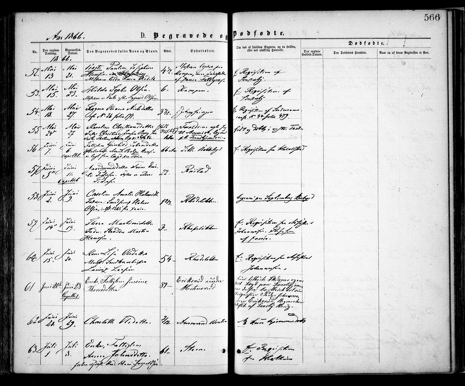 Østre Aker prestekontor Kirkebøker, AV/SAO-A-10840/F/Fa/L0001: Parish register (official) no. I 1, 1861-1869, p. 566