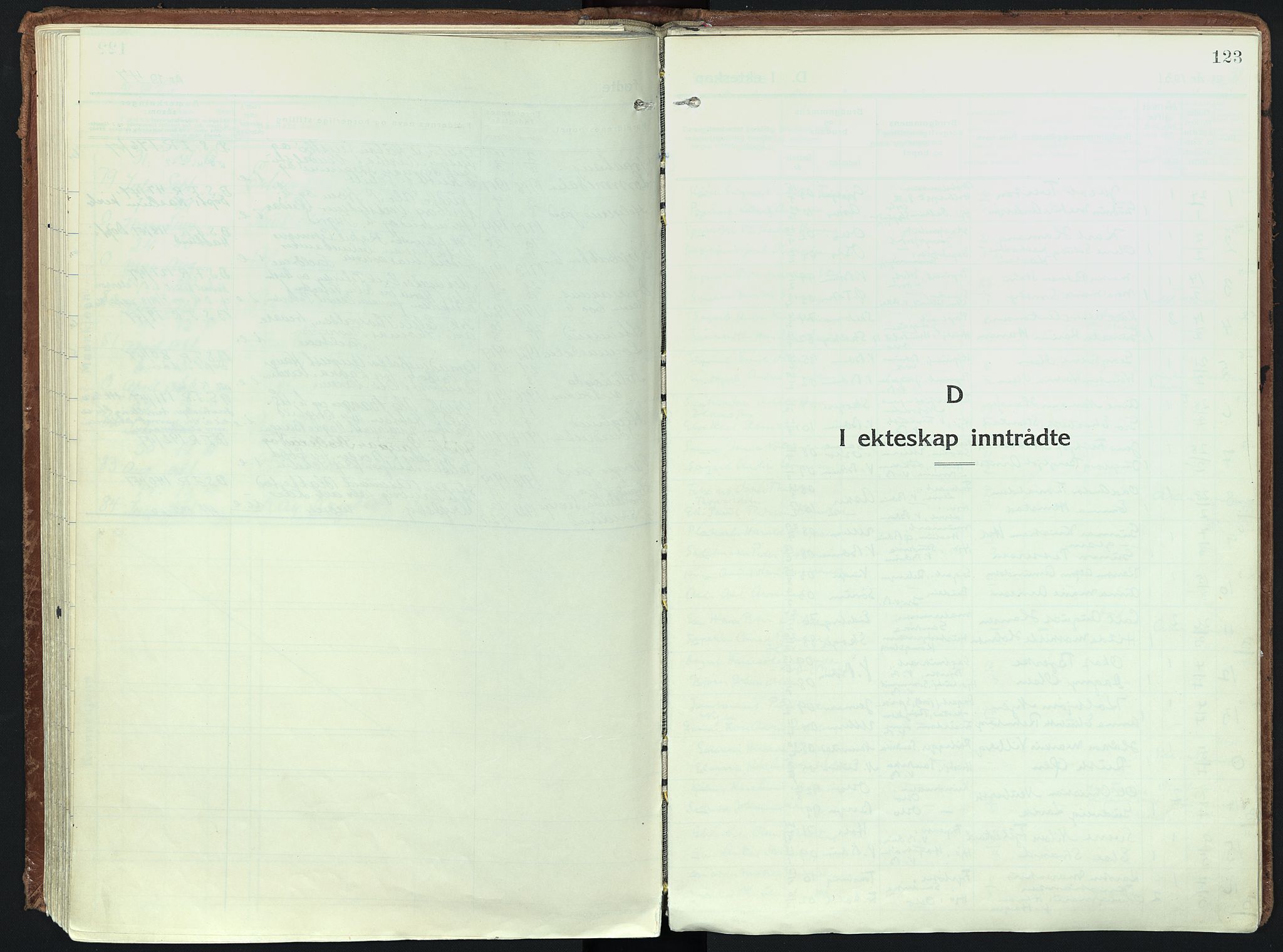 Vestre Bærum prestekontor Kirkebøker, SAO/A-10209a/F/Fa/L0006: Parish register (official) no. 6, 1931-1947, p. 123